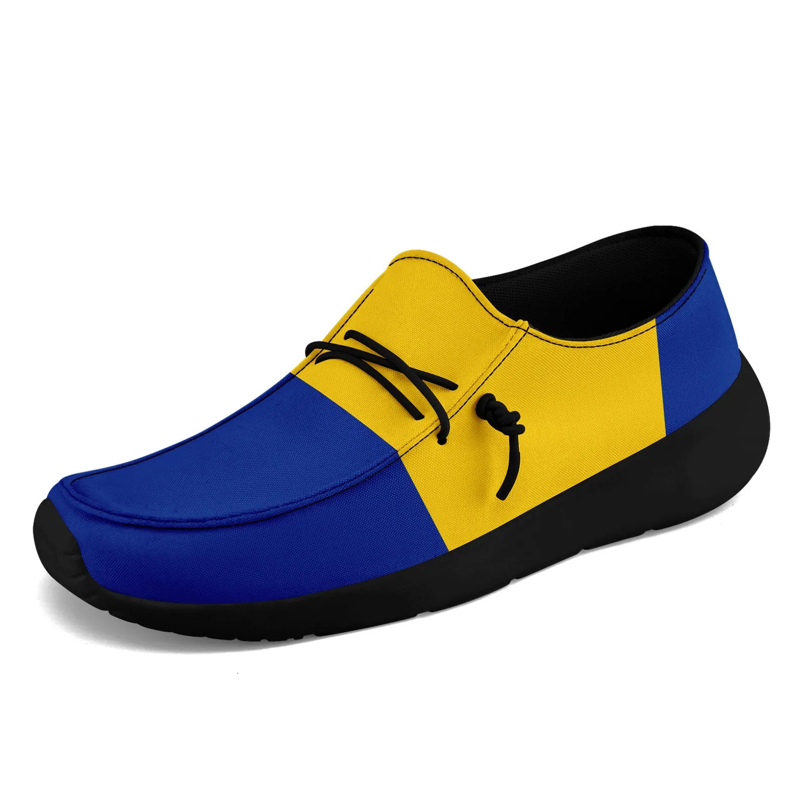 Custom Los Angeles Blue Yellow Shoes Personalized Sneaker FN018-D020278-15