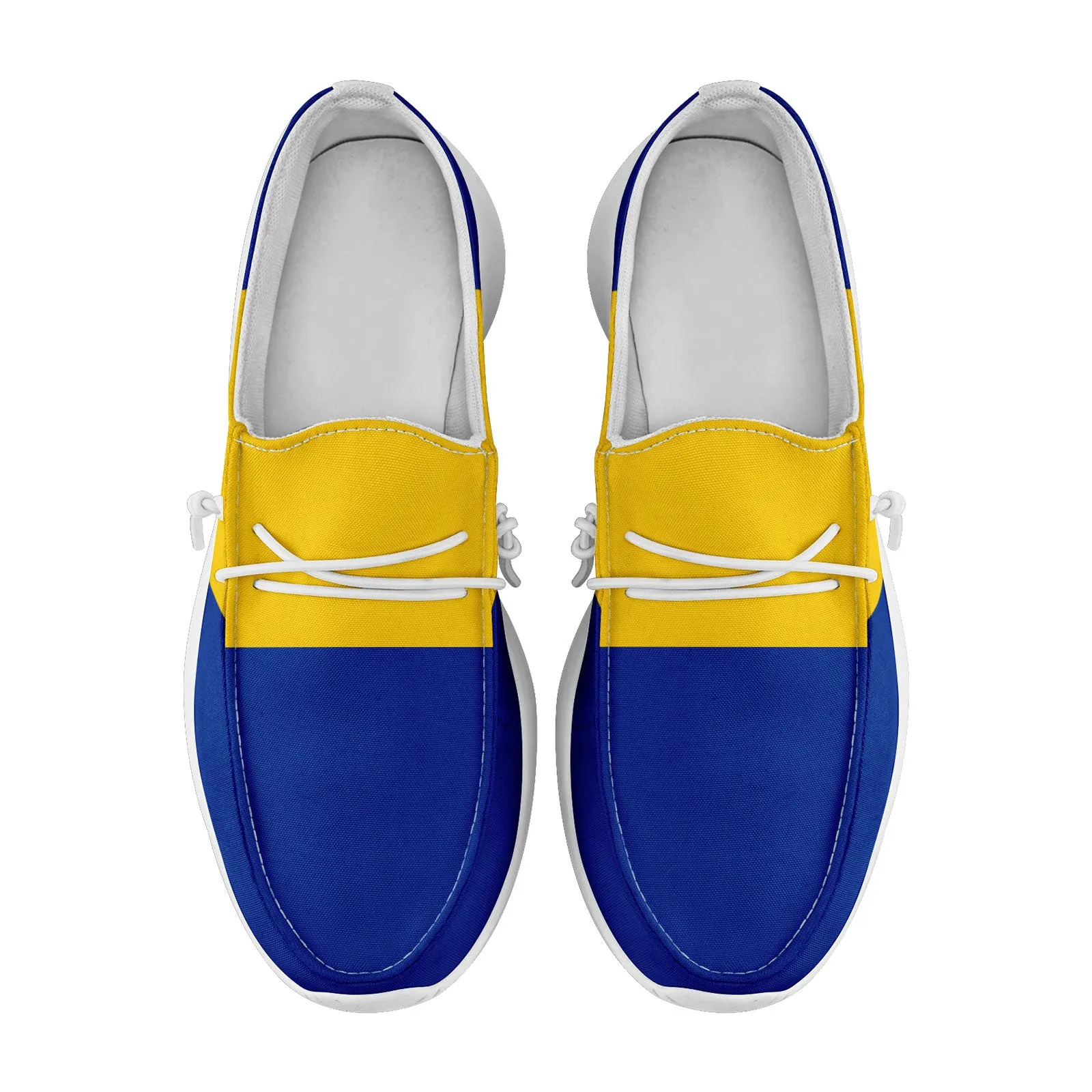 Custom Los Angeles Blue Yellow Shoes Personalized Sneaker FN018-D020278-15