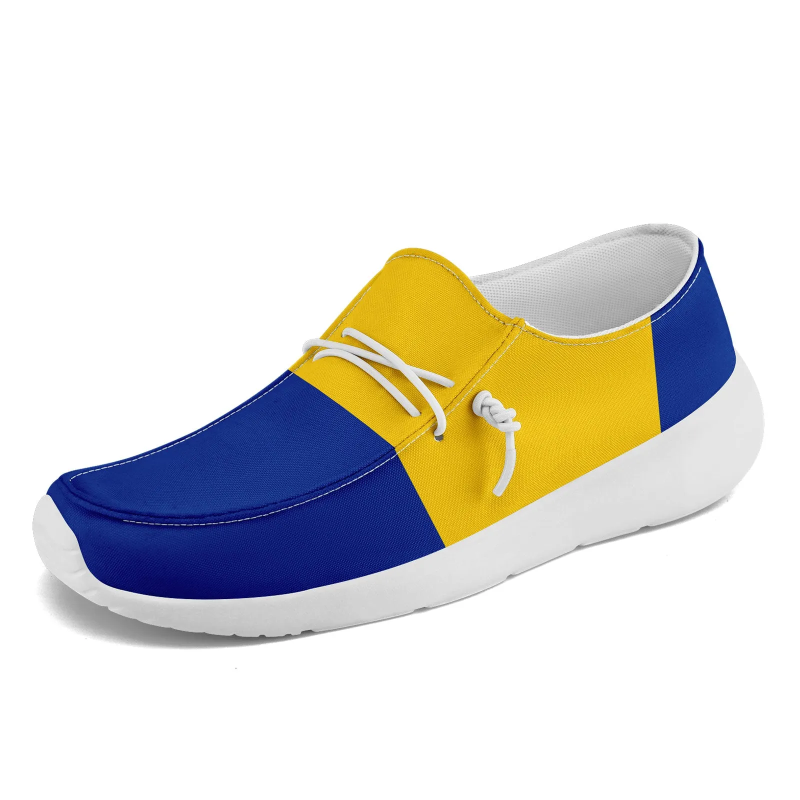 Custom Los Angeles Blue Yellow Shoes Personalized Sneaker FN018-D020278-15