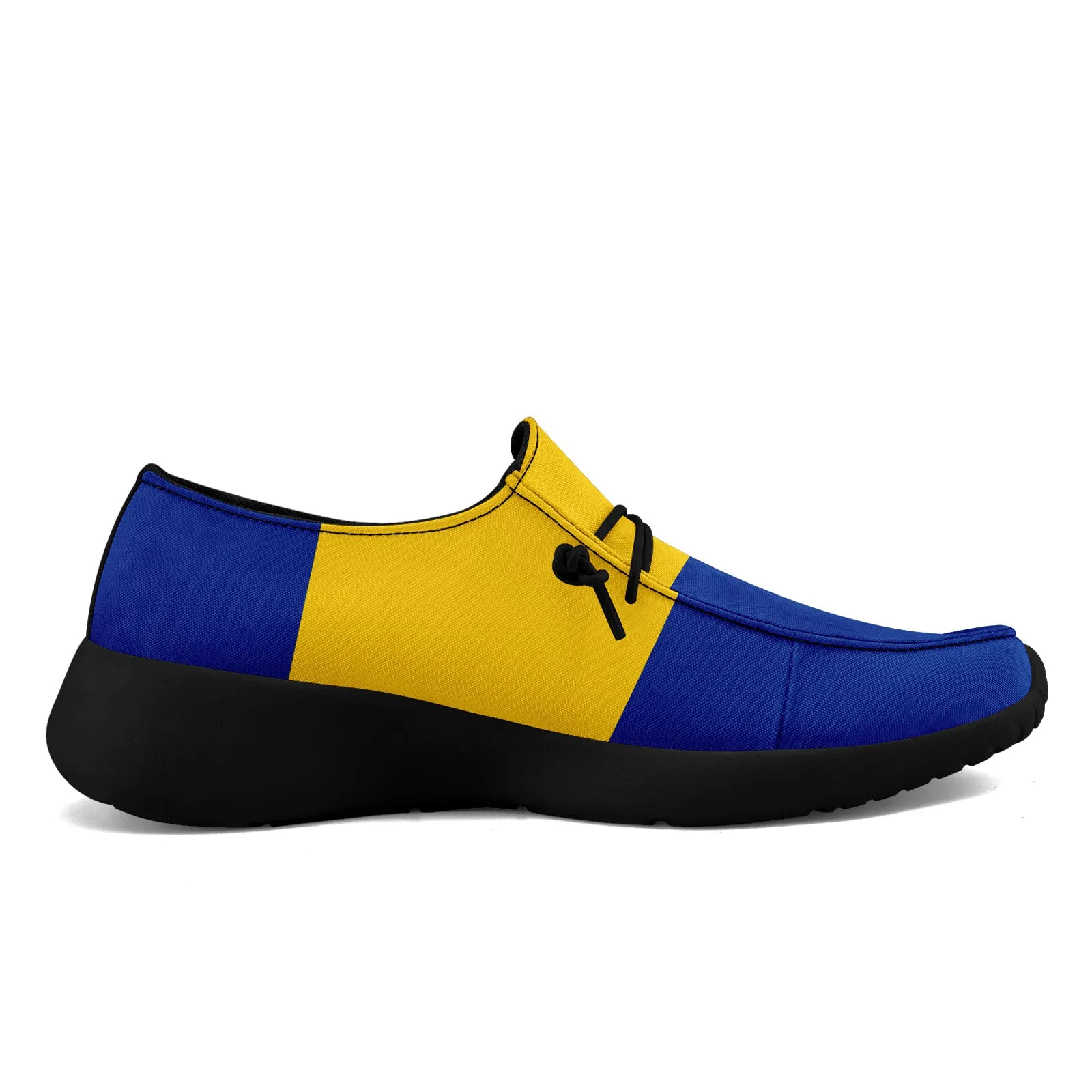 Custom Los Angeles Blue Yellow Shoes Personalized Sneaker FN018-D020278-15