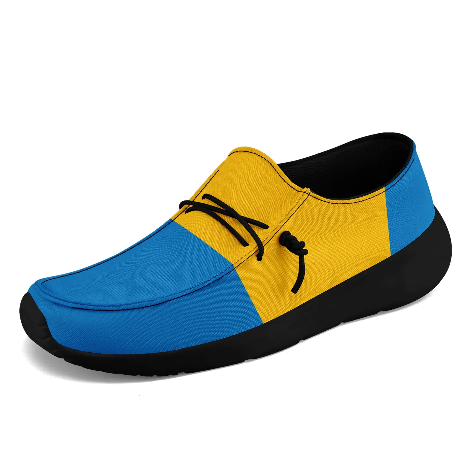 Custom Los Angeles Blue Yellow Shoes Personalized Sneaker FN018-D020278-22