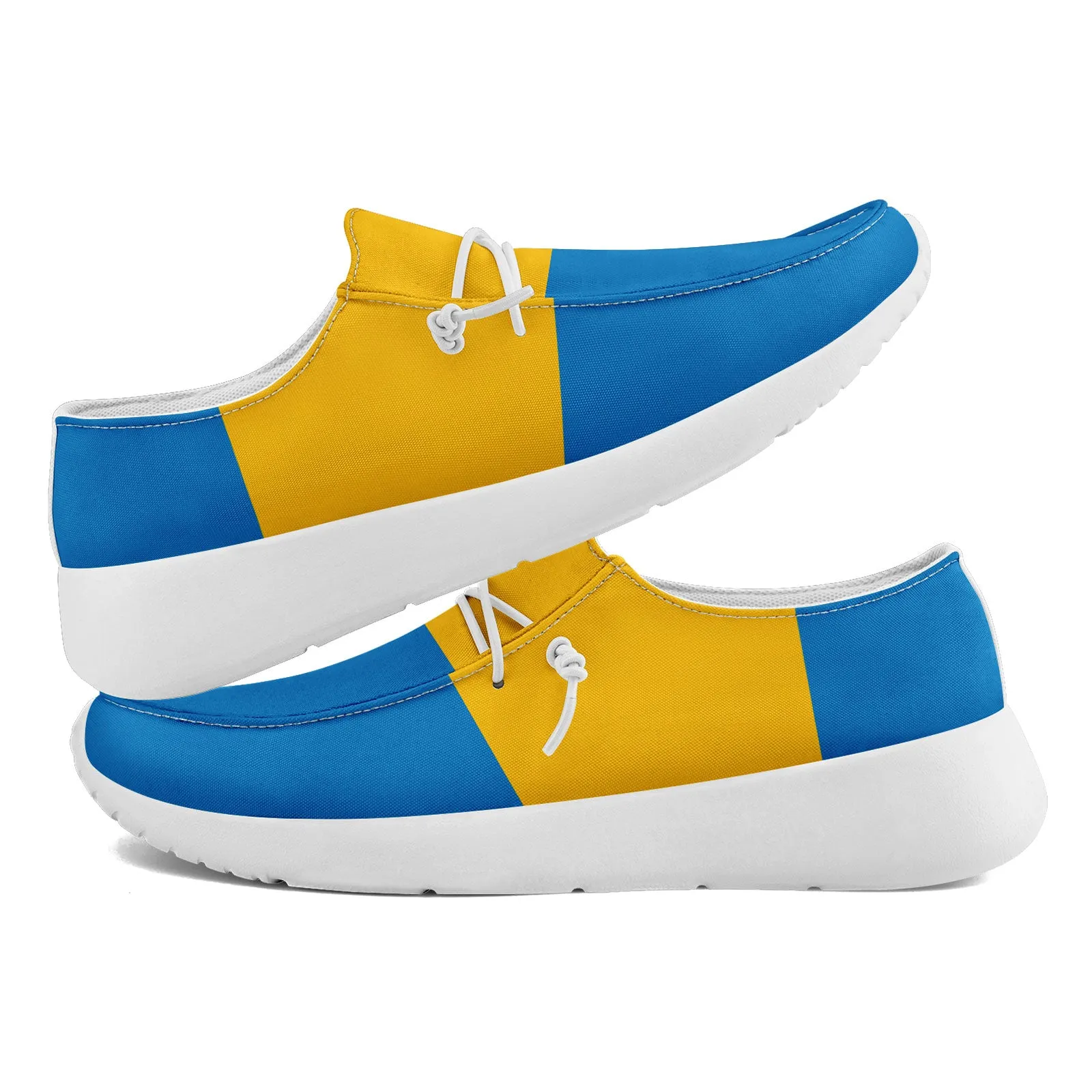 Custom Los Angeles Blue Yellow Shoes Personalized Sneaker FN018-D020278-22