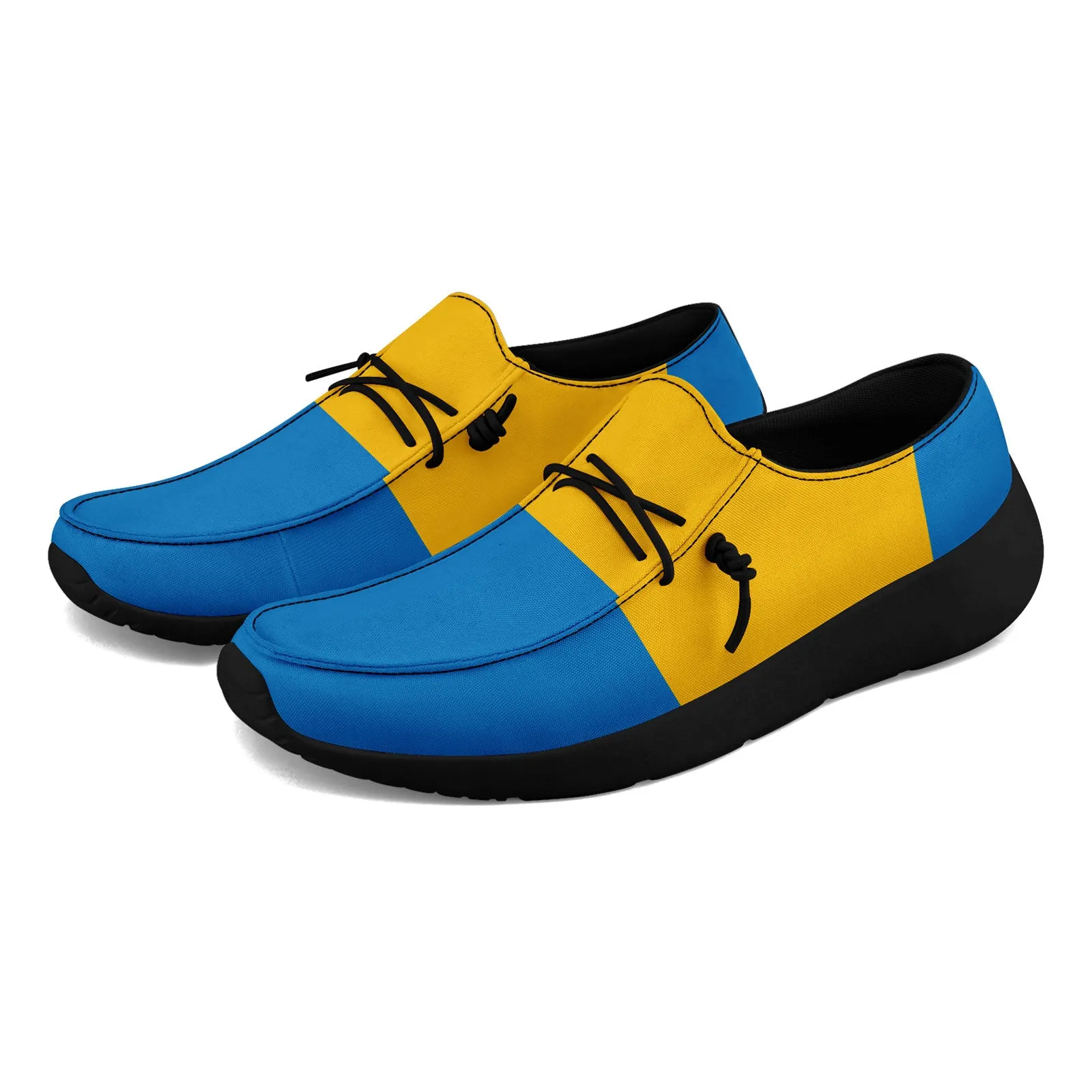 Custom Los Angeles Blue Yellow Shoes Personalized Sneaker FN018-D020278-22