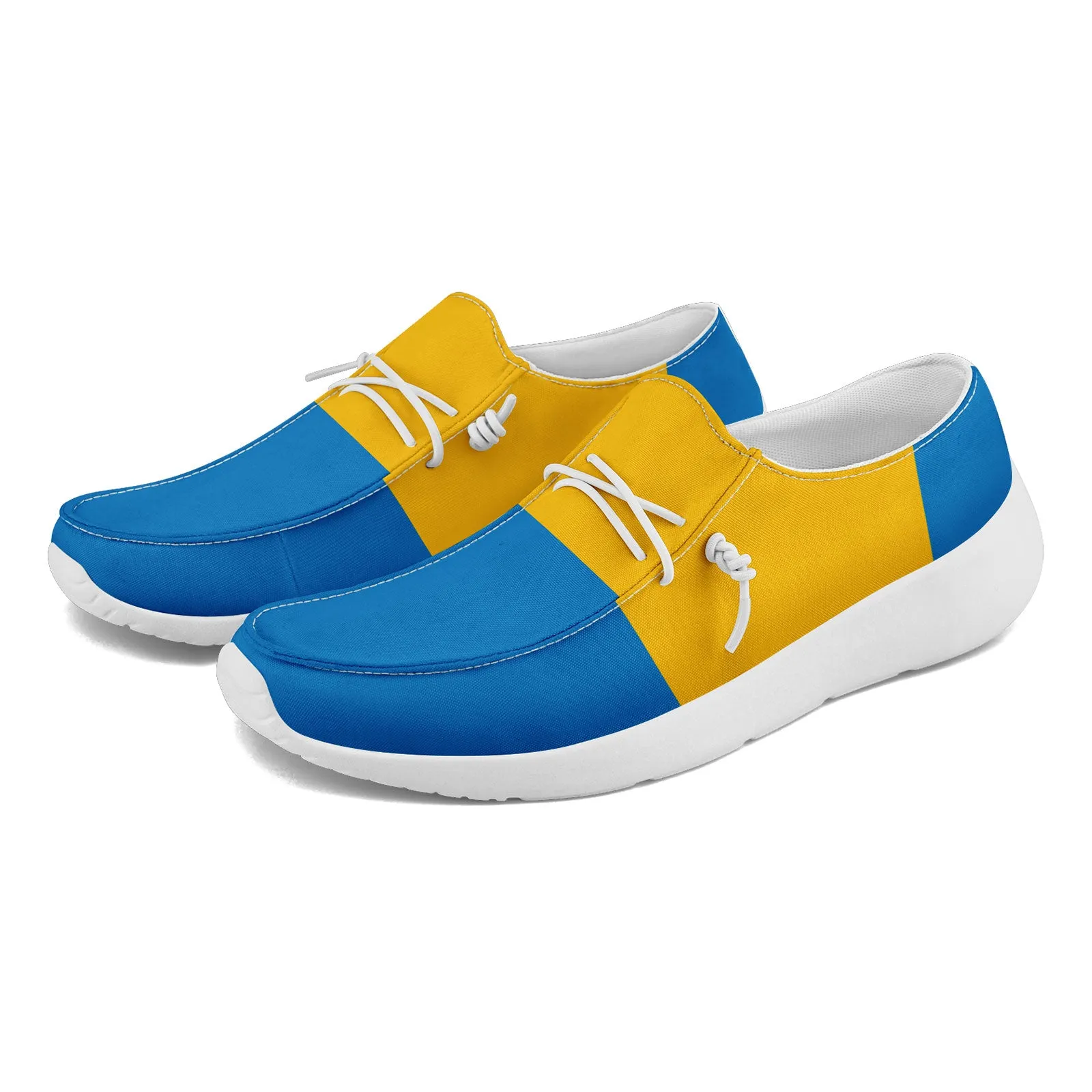 Custom Los Angeles Blue Yellow Shoes Personalized Sneaker FN018-D020278-22