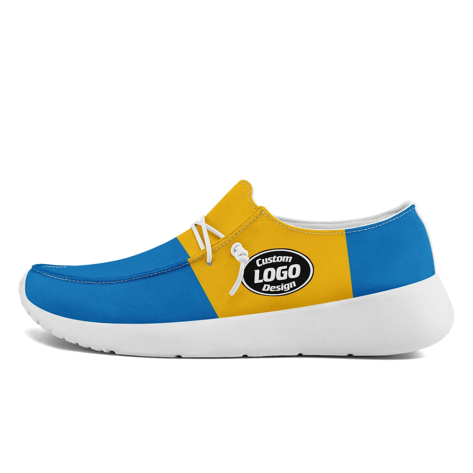 Custom Los Angeles Blue Yellow Shoes Personalized Sneaker FN018-D020278-22