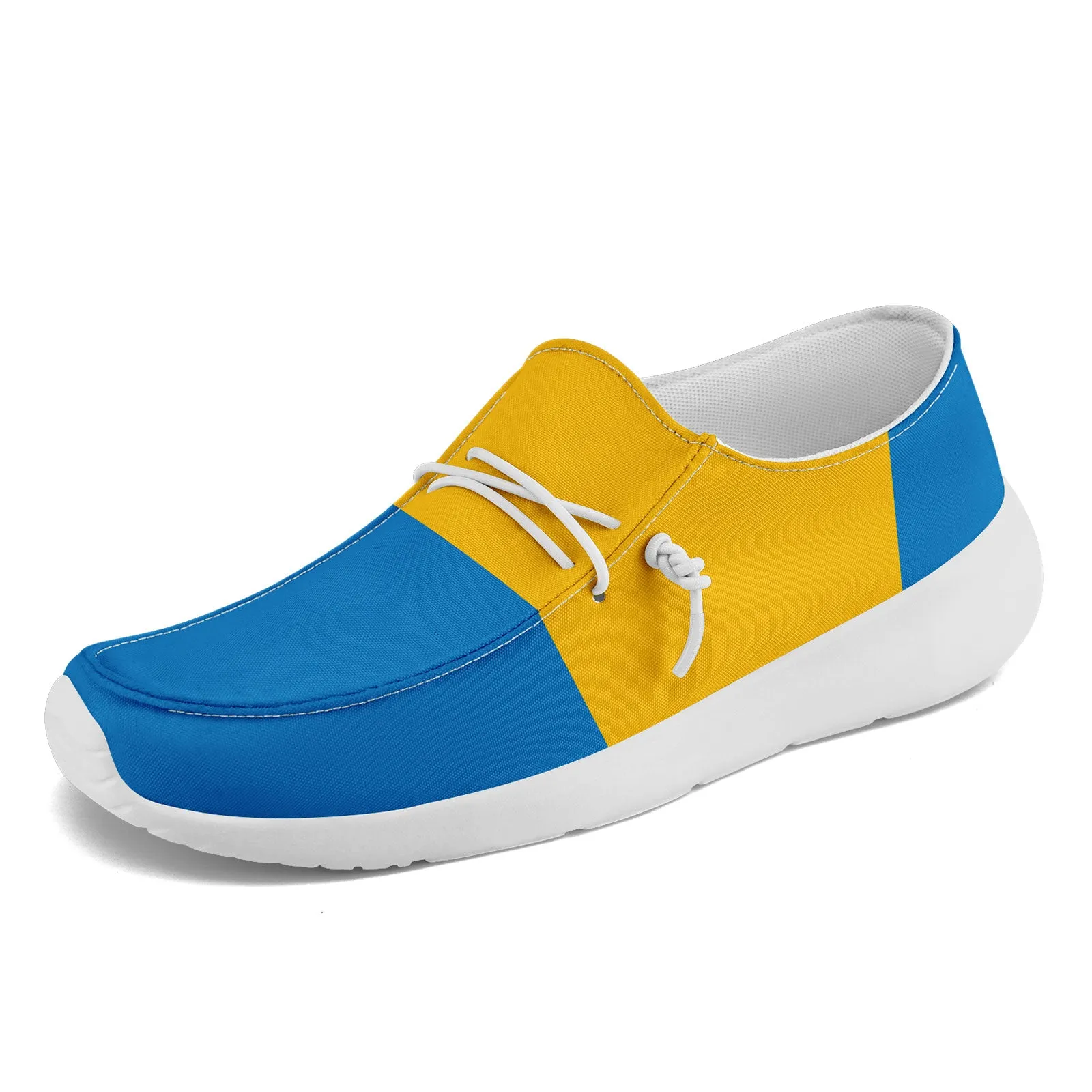 Custom Los Angeles Blue Yellow Shoes Personalized Sneaker FN018-D020278-22