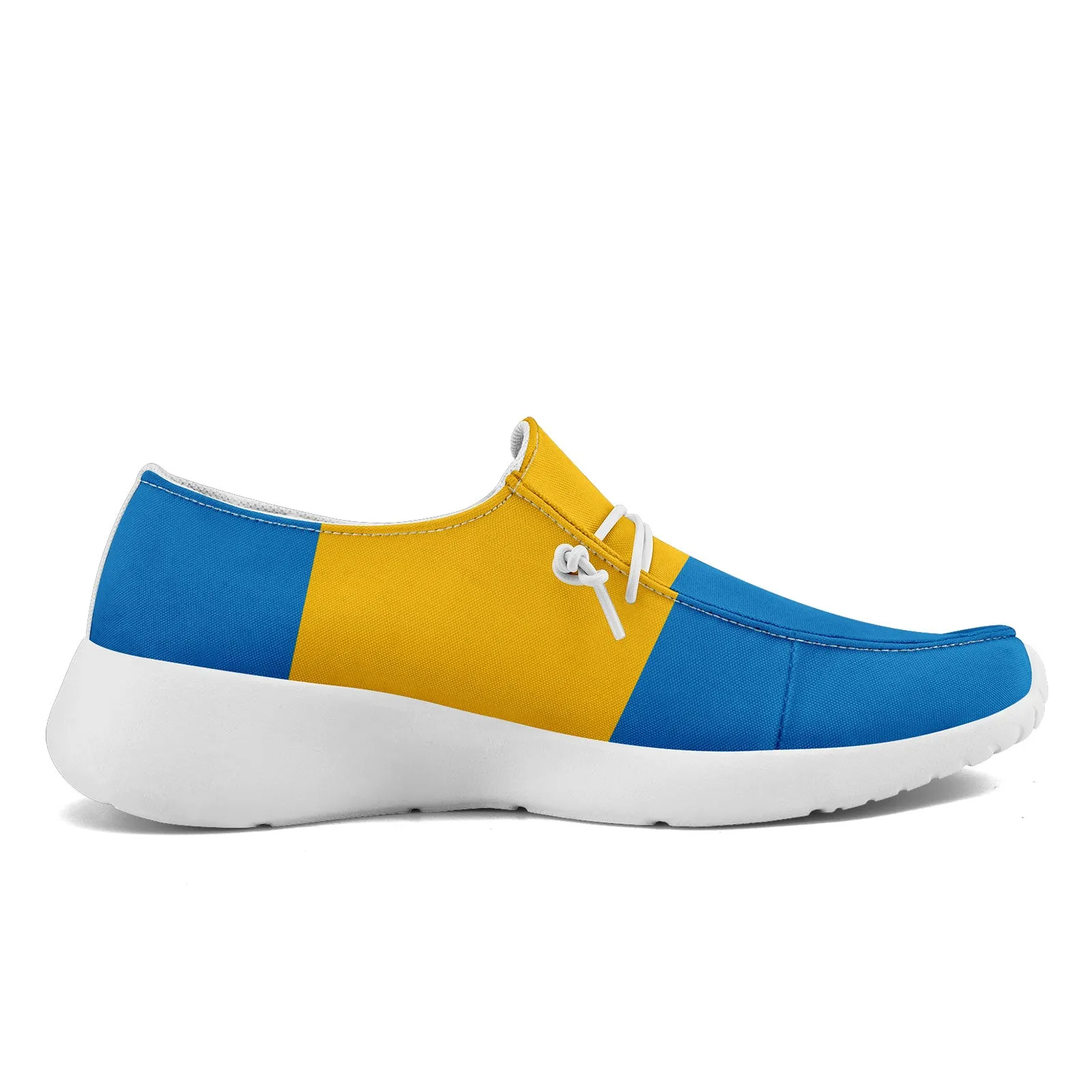 Custom Los Angeles Blue Yellow Shoes Personalized Sneaker FN018-D020278-22