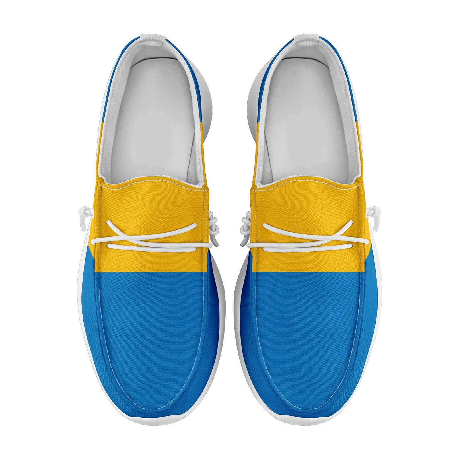 Custom Los Angeles Blue Yellow Shoes Personalized Sneaker FN018-D020278-22