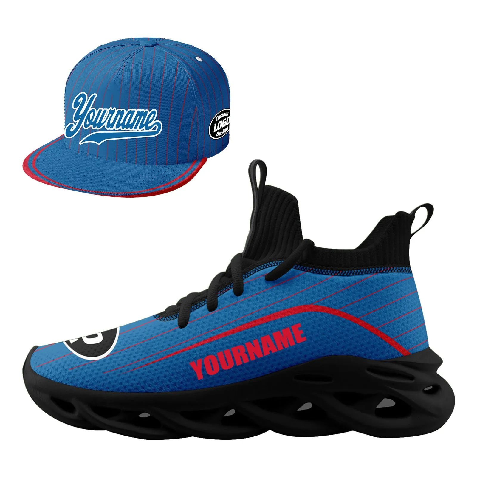 Custom MaxSoul Shoes and Hat Combo Offer Personalized Combo ZH-D020238-13