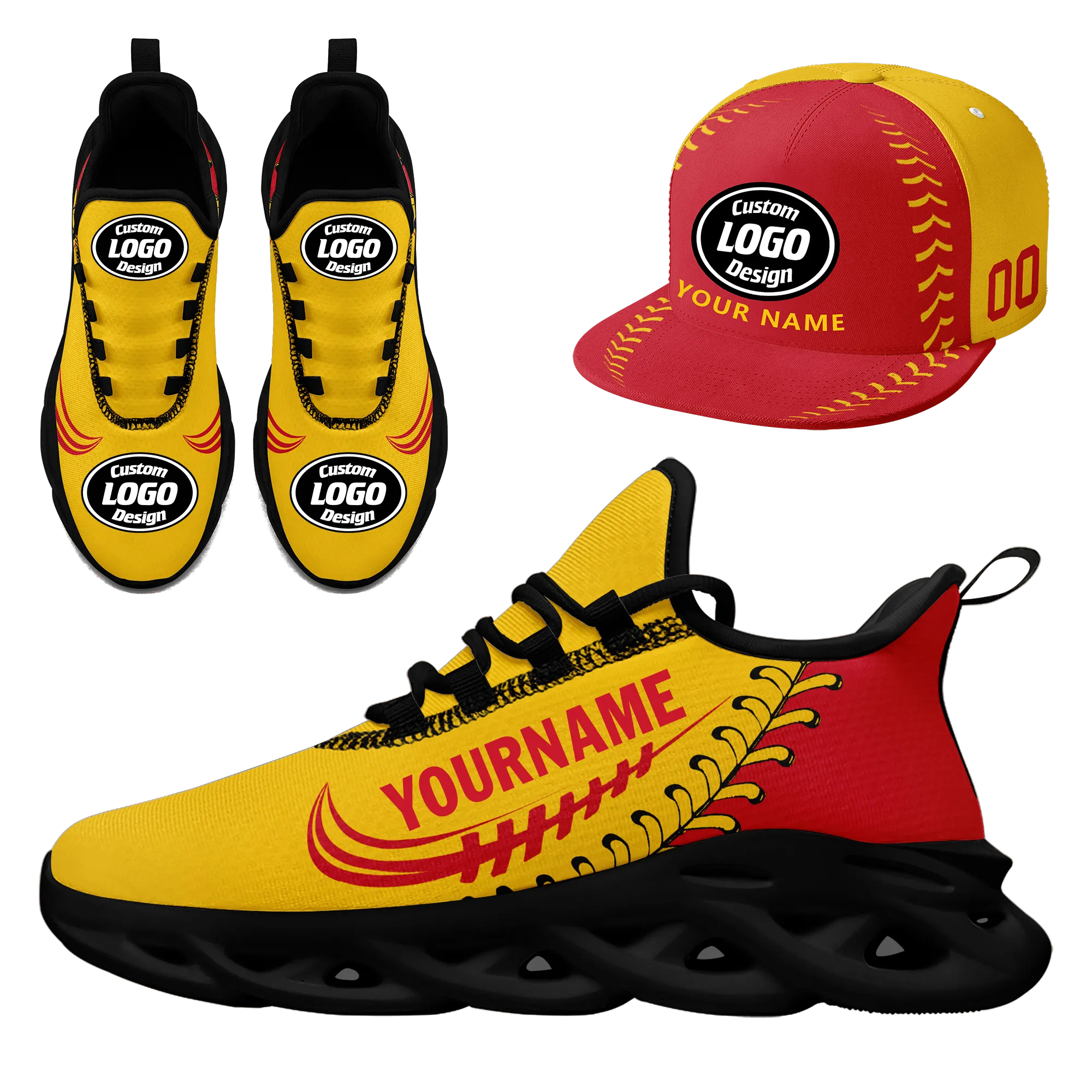 Custom MaxSoul Shoes and Hat Combo Personalized JH-bd0b00ea-8