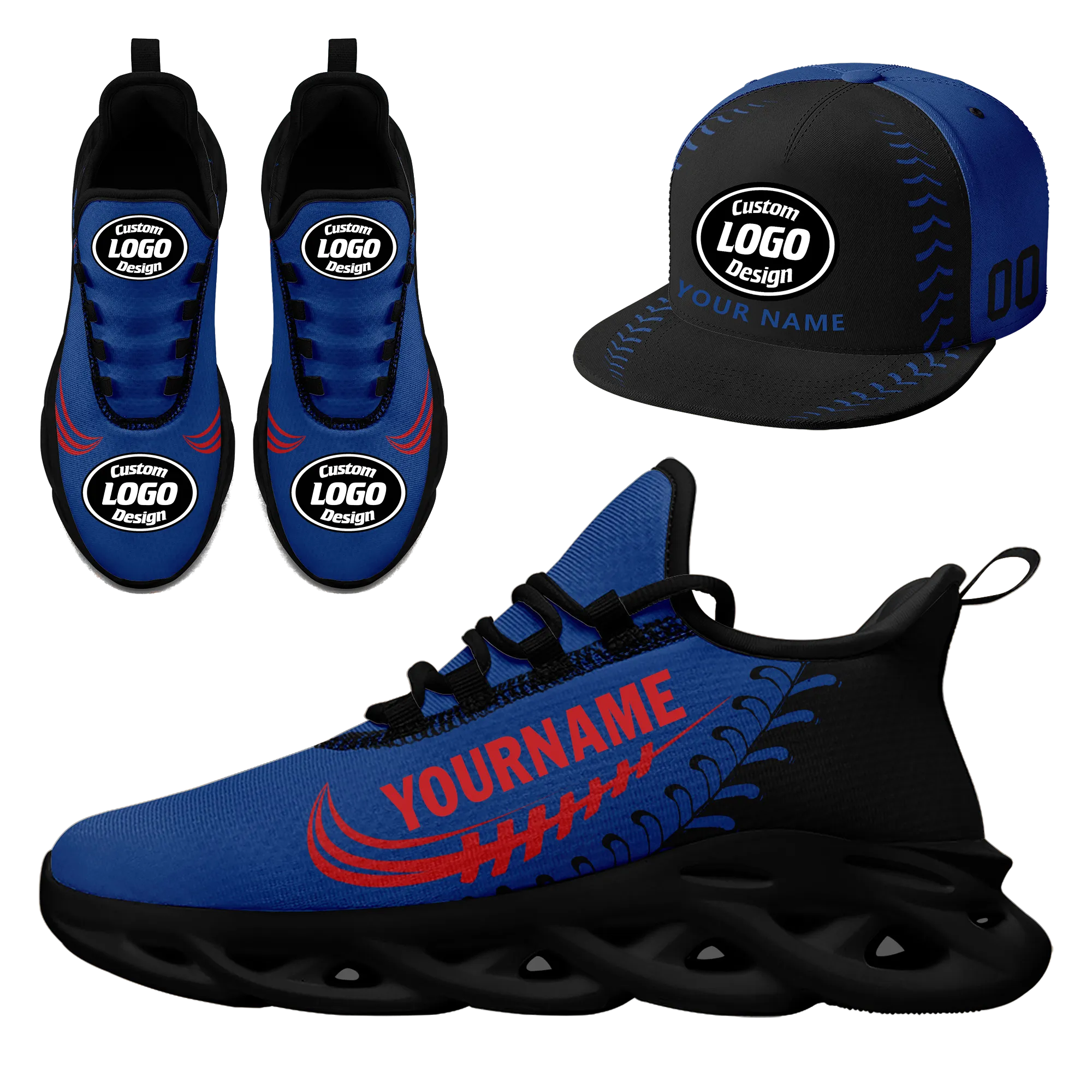 Custom MaxSoul Shoes and Hat Combo Personalized JH-bd0b00ea-aa