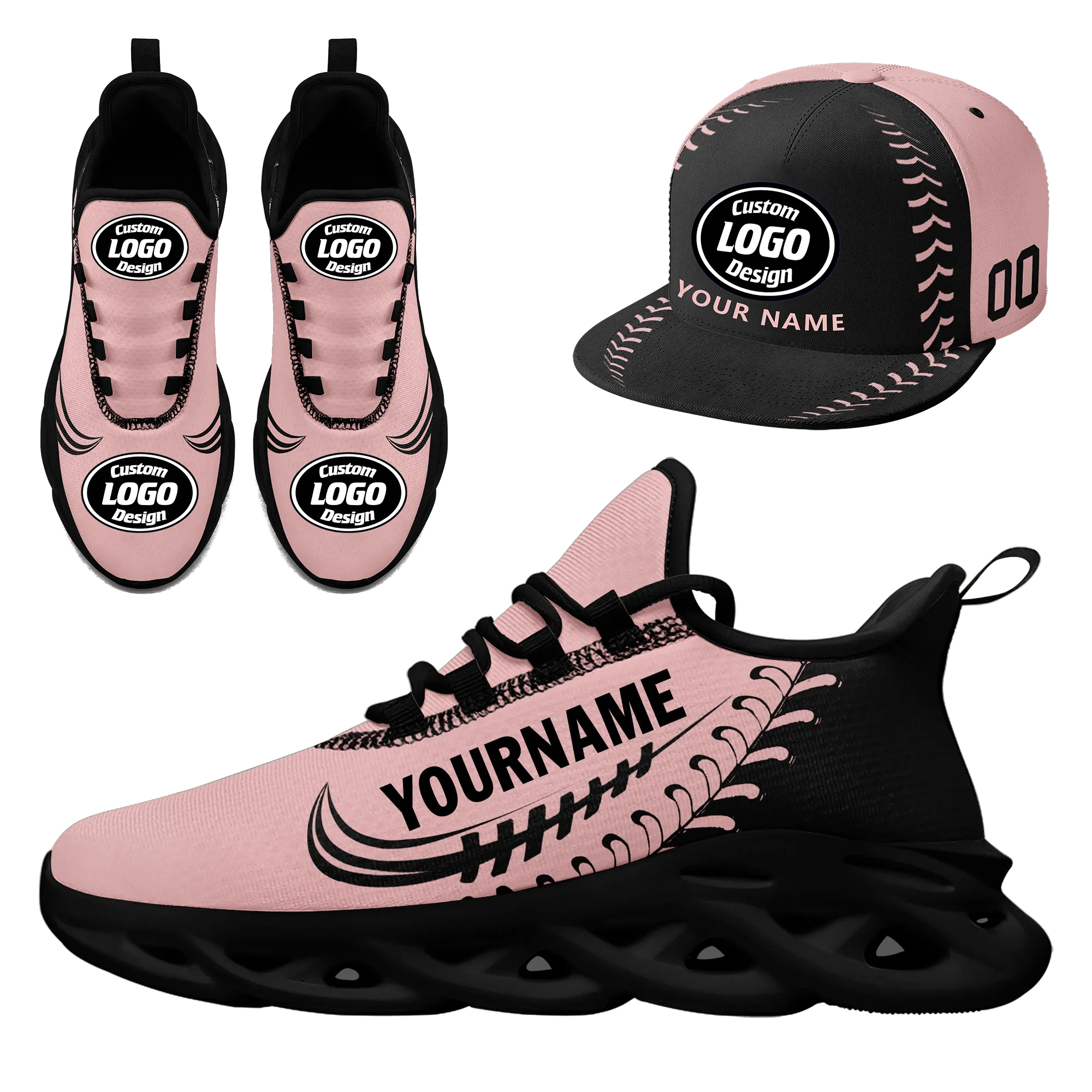 Custom MaxSoul Shoes and Hat Combo Personalized JH-bd0b00ea-b8