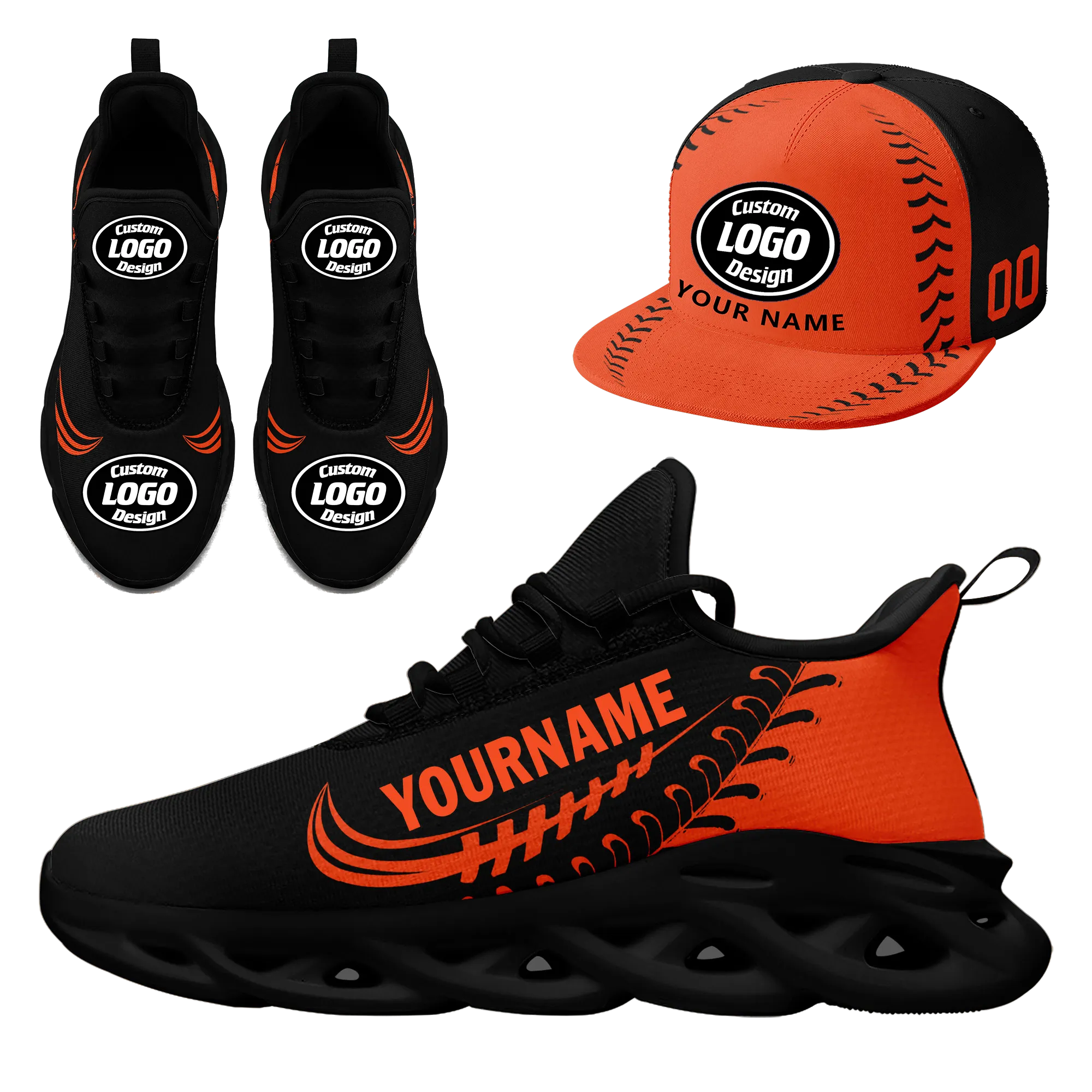 Custom MaxSoul Shoes and Hat Combo Personalized JH-bd0b00ea-b9