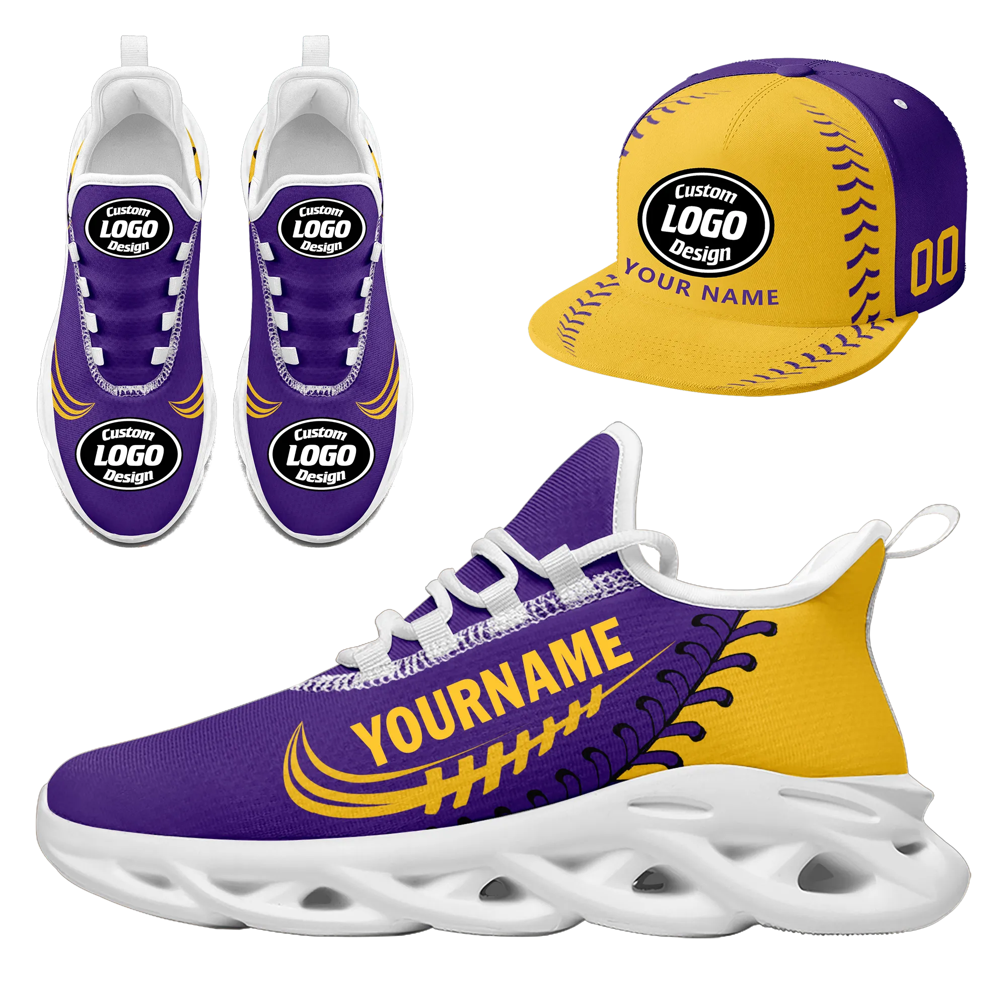 Custom MaxSoul Shoes and Hat Combo Personalized JH-bd0b00ea-bb