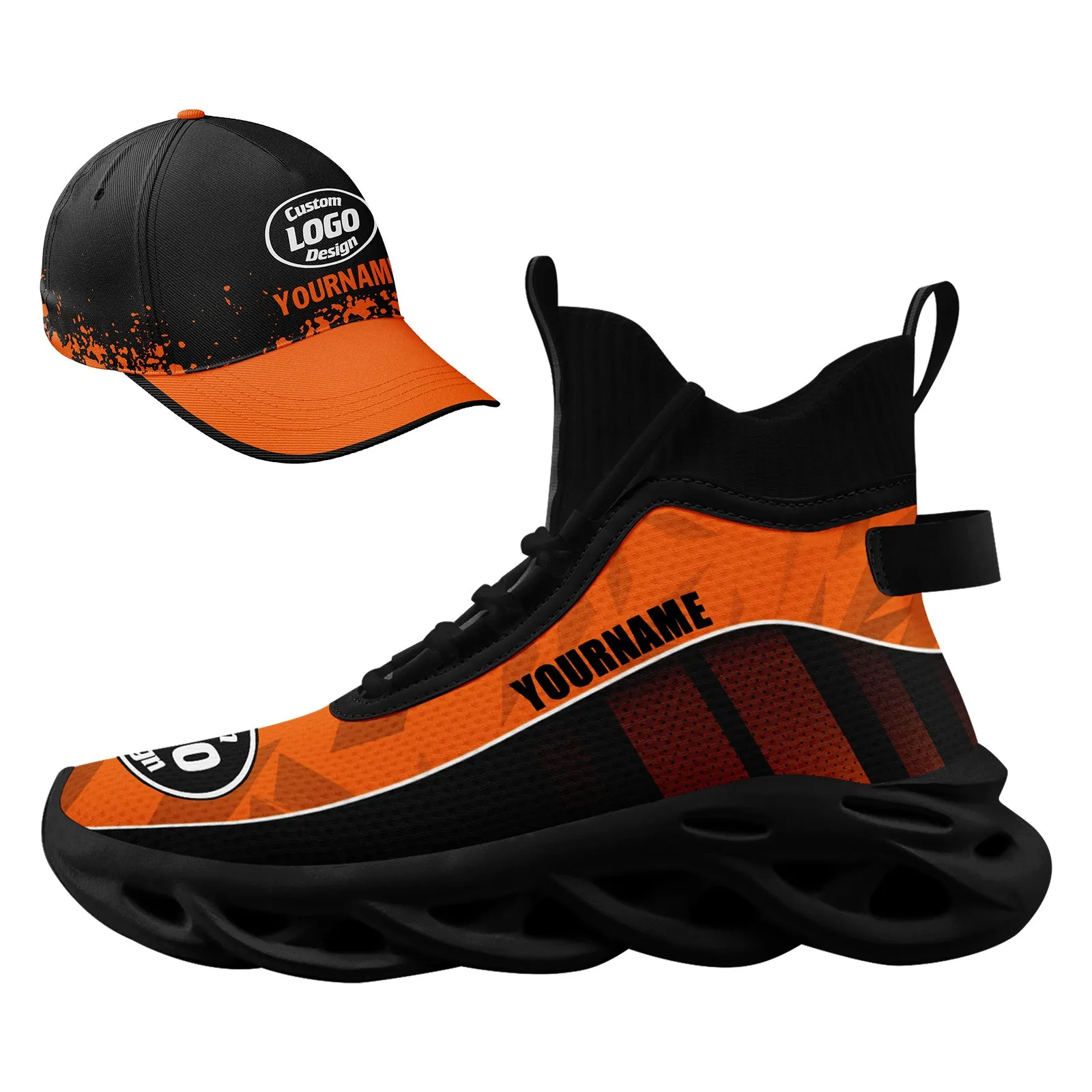 Custom Maxsoul Shoes and Hat Personalized Sneaker Combo ZH-D020232-3