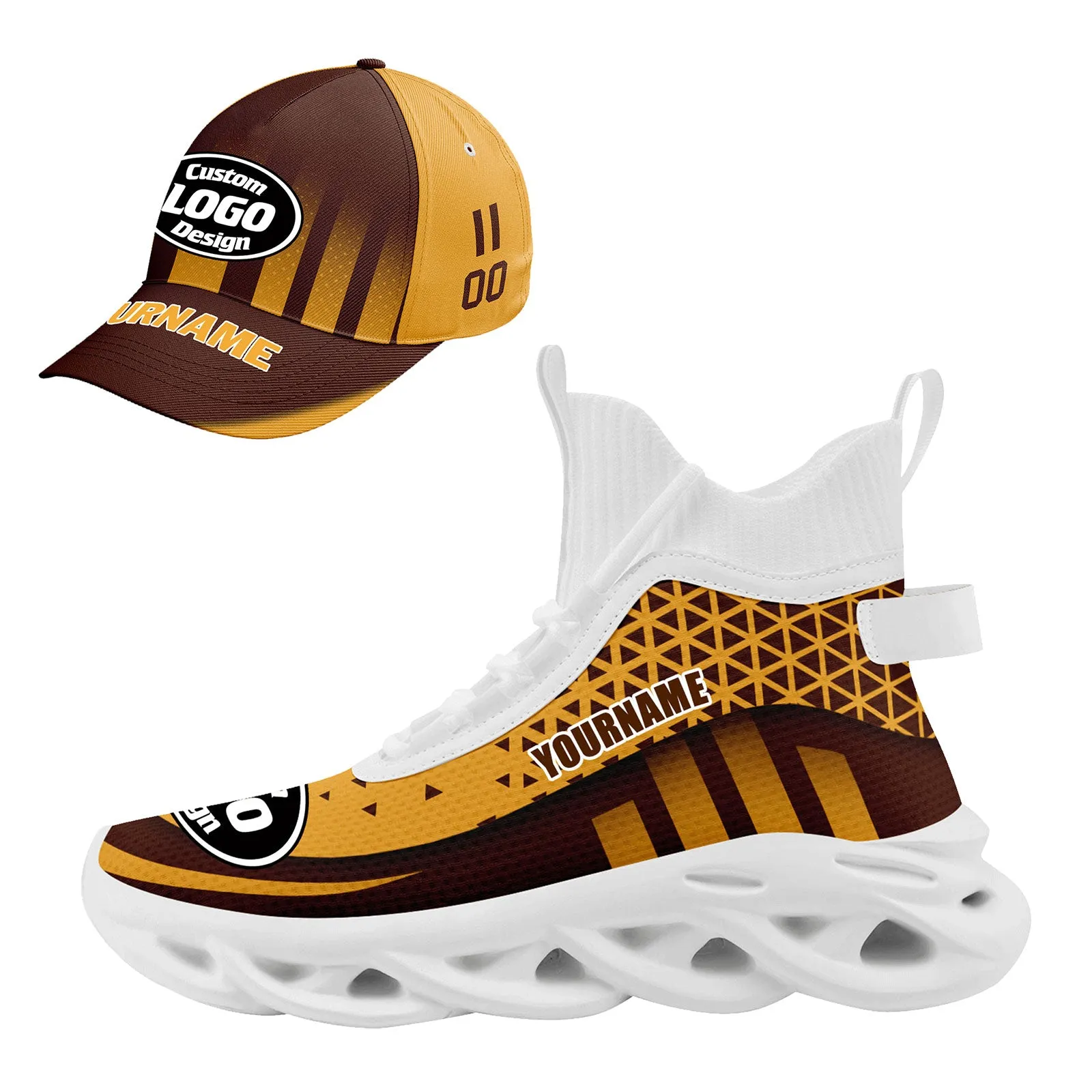 Custom Maxsoul Shoes and Hat Personalized Sneaker Combo ZH-D023029-4