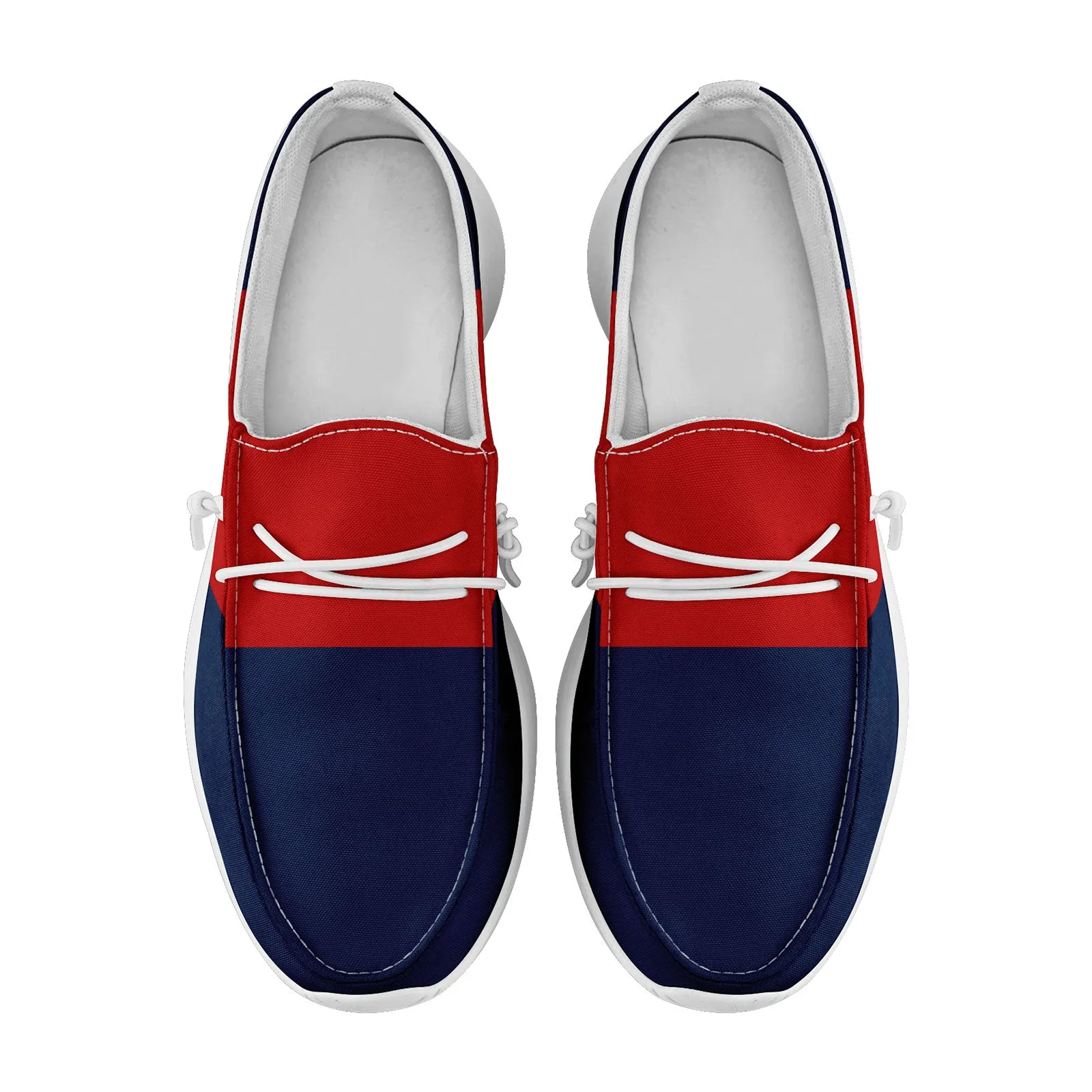 Custom New England Blue Red Shoes Personalized Sneaker FN018-D020278-26