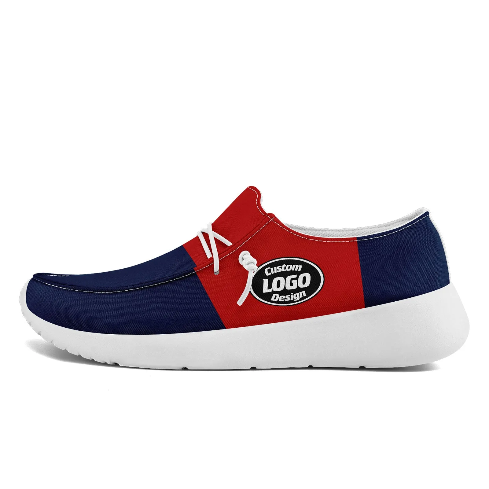 Custom New England Blue Red Shoes Personalized Sneaker FN018-D020278-26