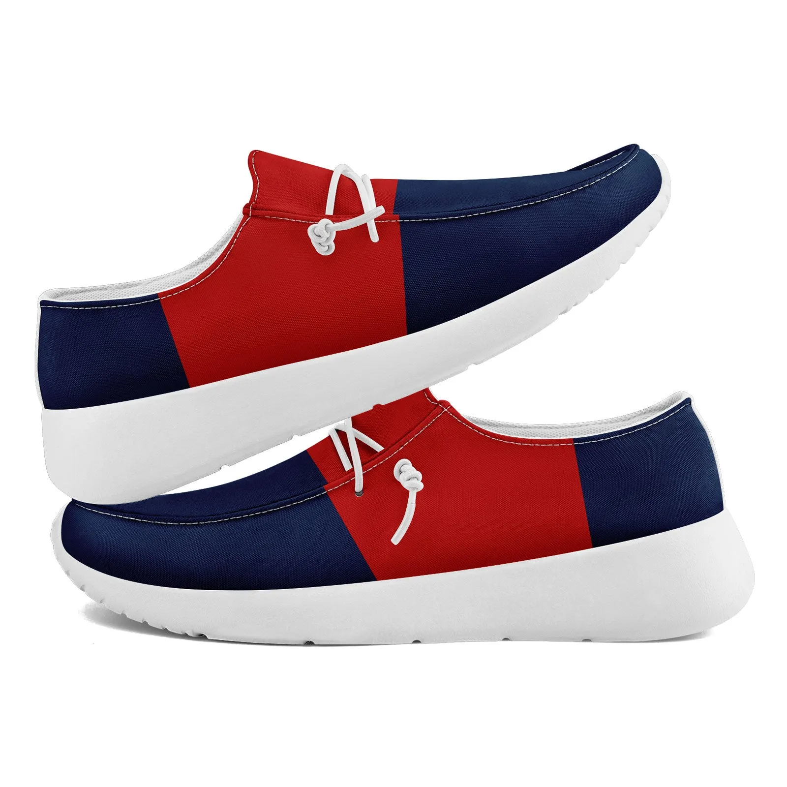 Custom New England Blue Red Shoes Personalized Sneaker FN018-D020278-26