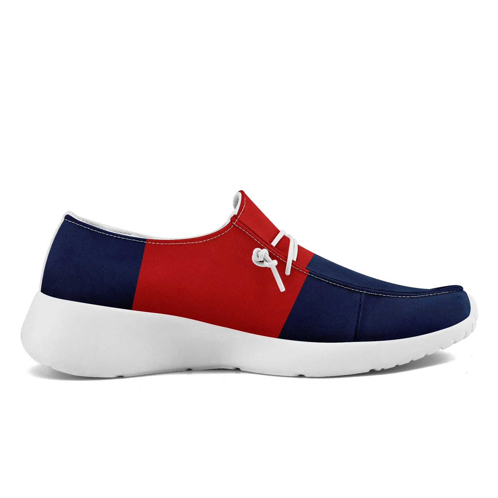 Custom New England Blue Red Shoes Personalized Sneaker FN018-D020278-26