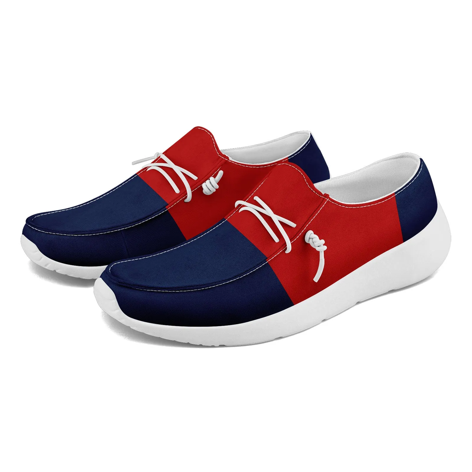 Custom New England Blue Red Shoes Personalized Sneaker FN018-D020278-26