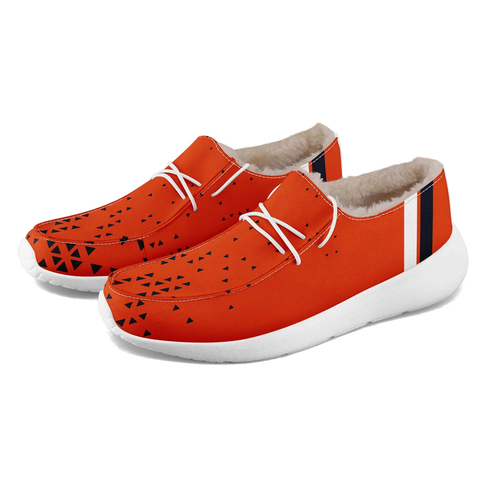 Custom Orange Blue Chicago Shoes Personalized Sneaker FN042-D020279-7