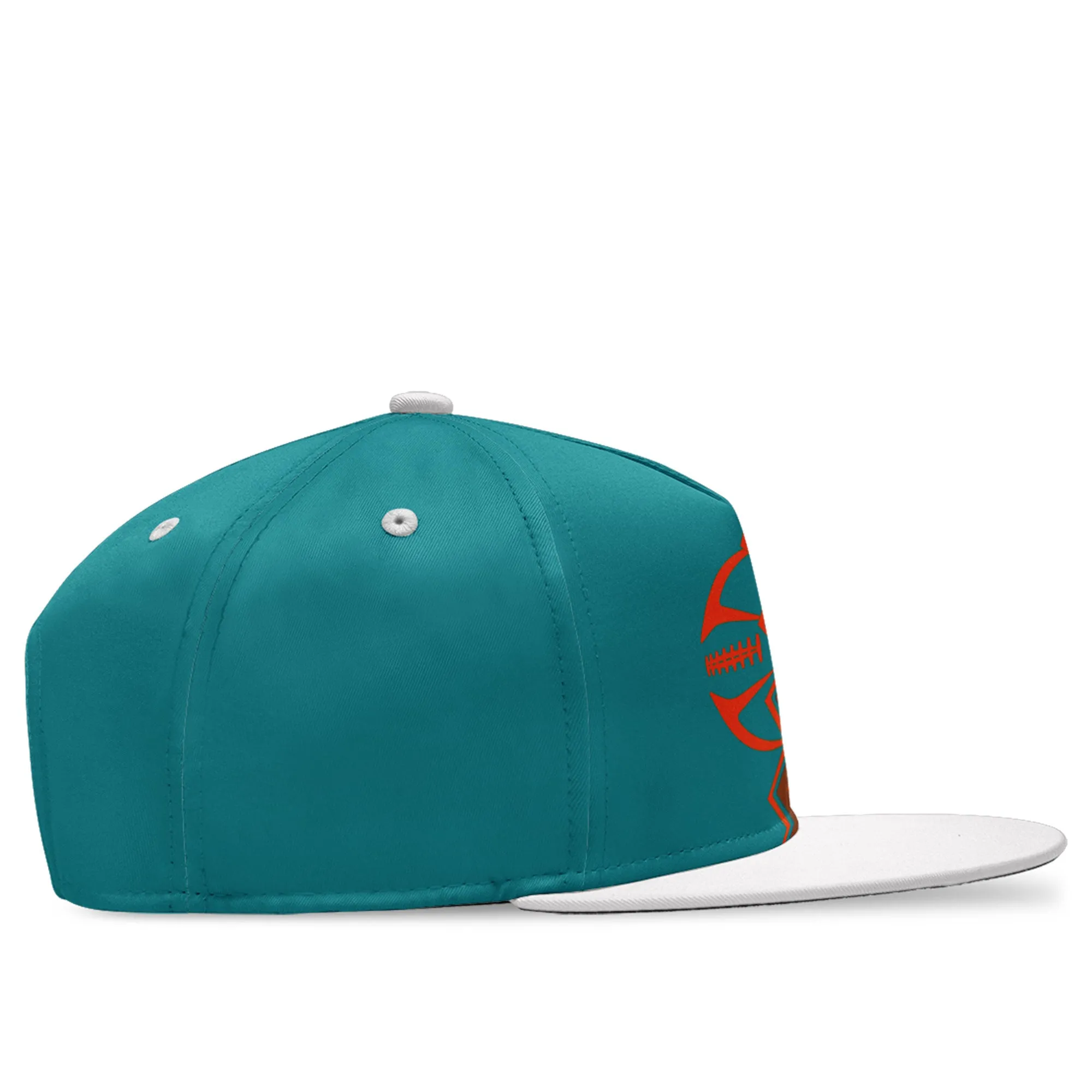 Custom Orange Blue Florida MaxSoul Shoes and Hat Combo Offer Personalized Combo ZH-D028017-28