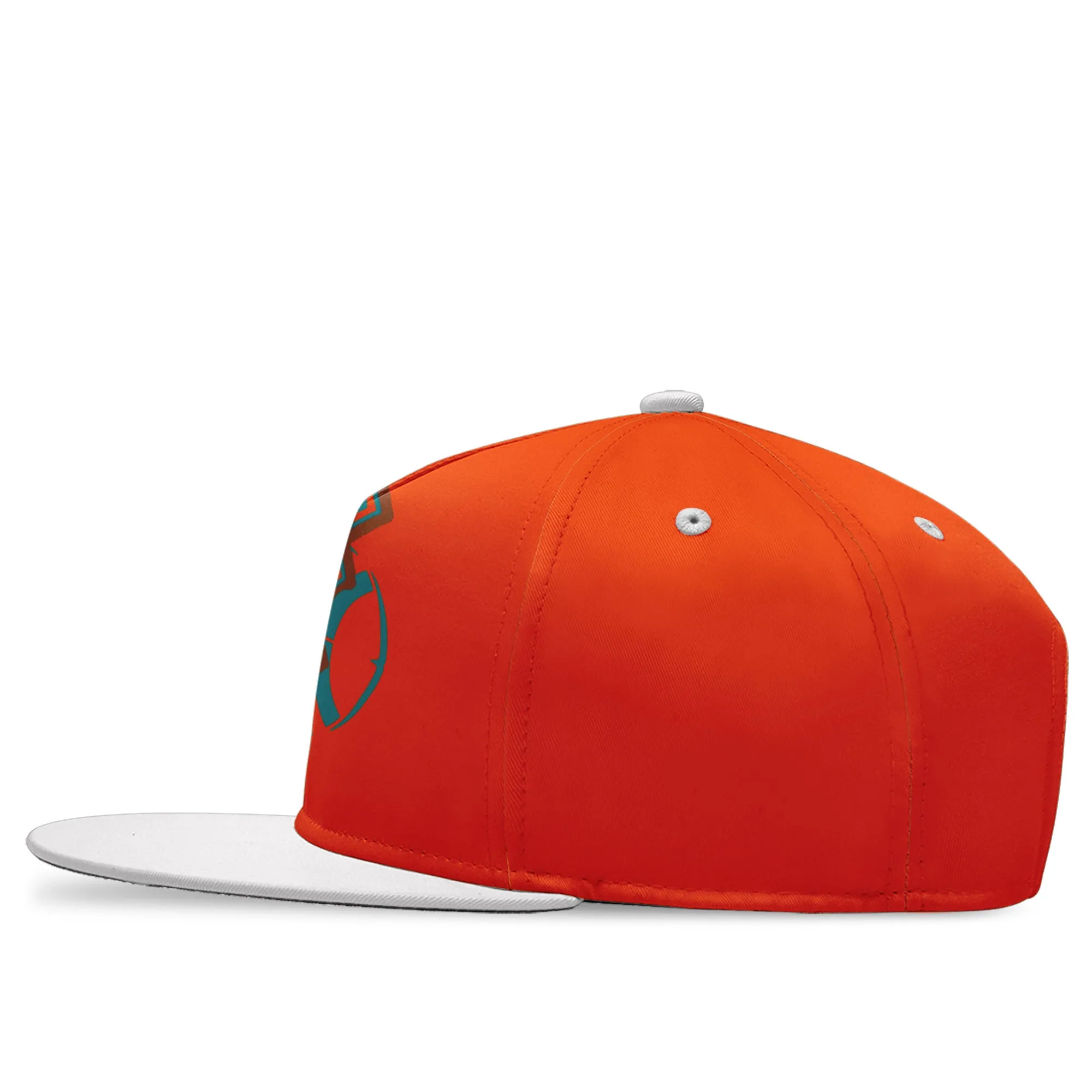 Custom Orange Blue Florida MaxSoul Shoes and Hat Combo Offer Personalized Combo ZH-D028017-28