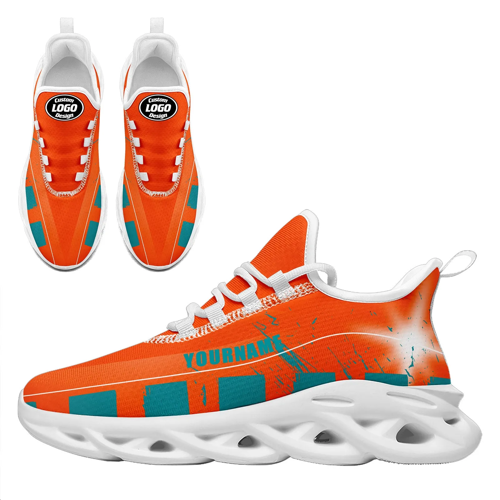 Custom Orange Green Miami Maxsoul Shoes Personalized Sneaker FN003-D020260-24