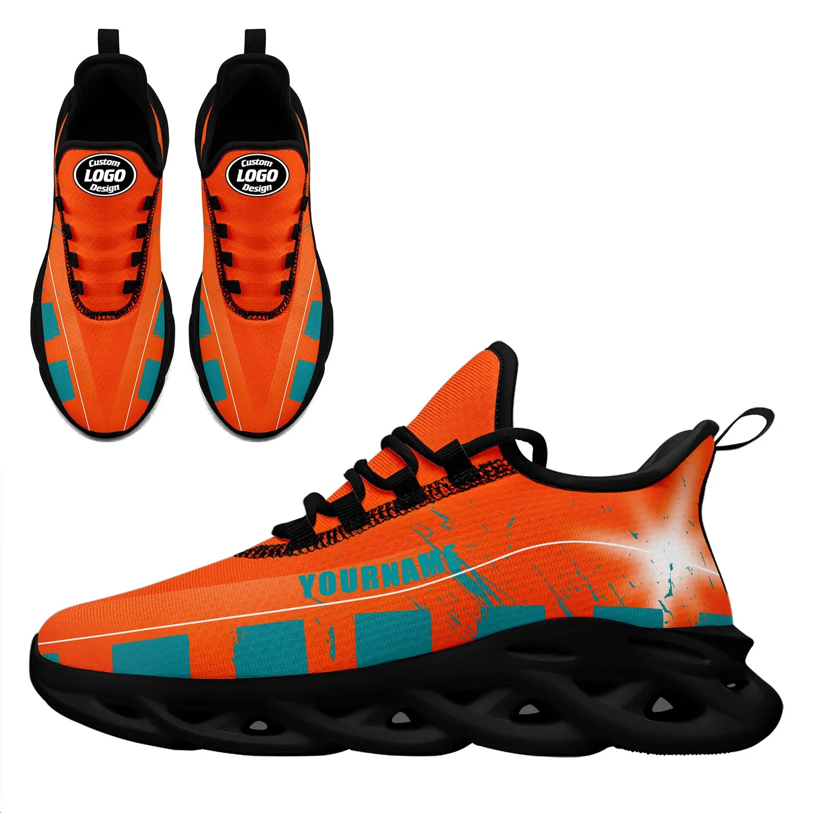 Custom Orange Green Miami Maxsoul Shoes Personalized Sneaker FN003-D020260-24