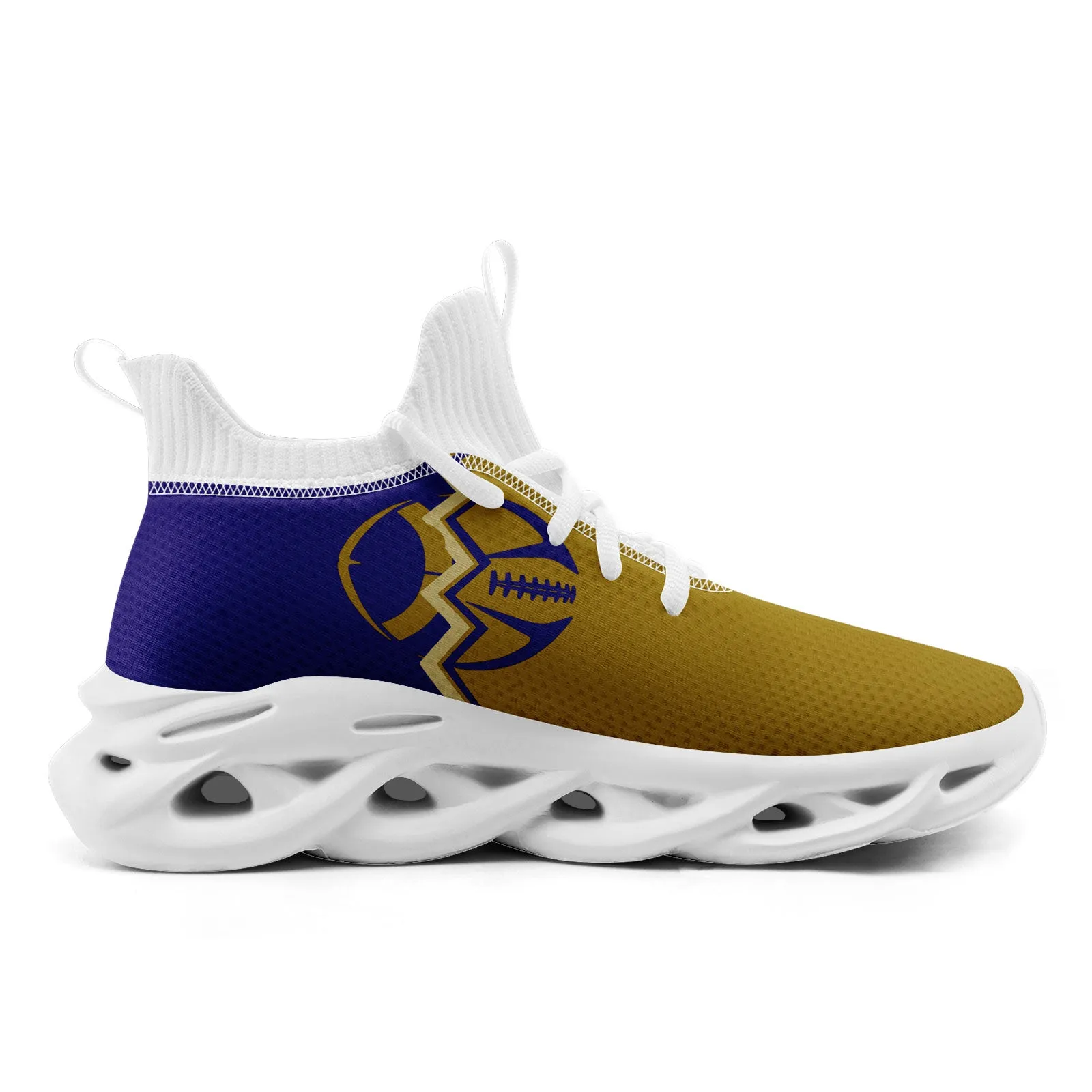 Custom Purple Yellow Maryland Maxsoul Shoes Personalized Sneaker FN030A-D028017-17