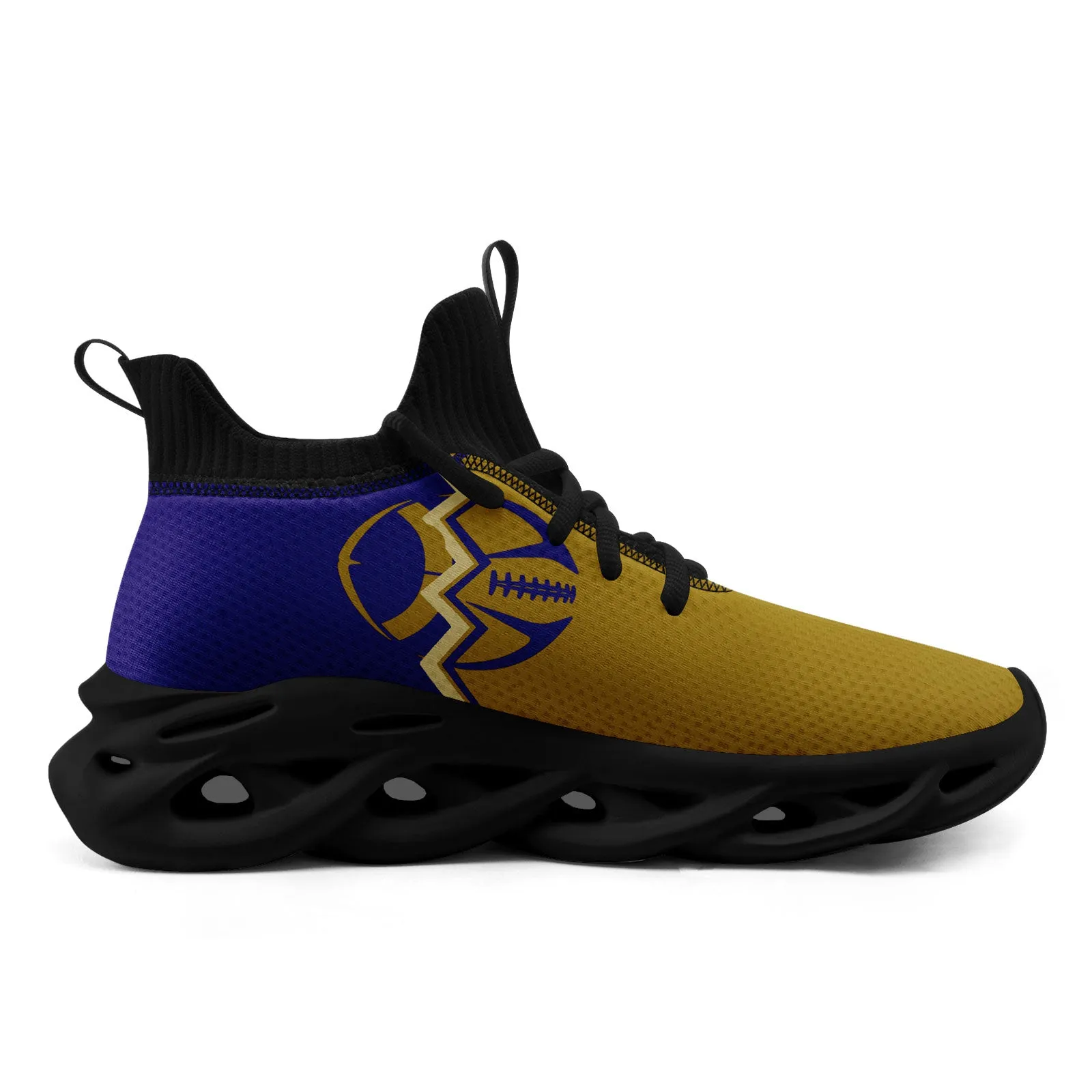 Custom Purple Yellow Maryland Maxsoul Shoes Personalized Sneaker FN030A-D028017-17