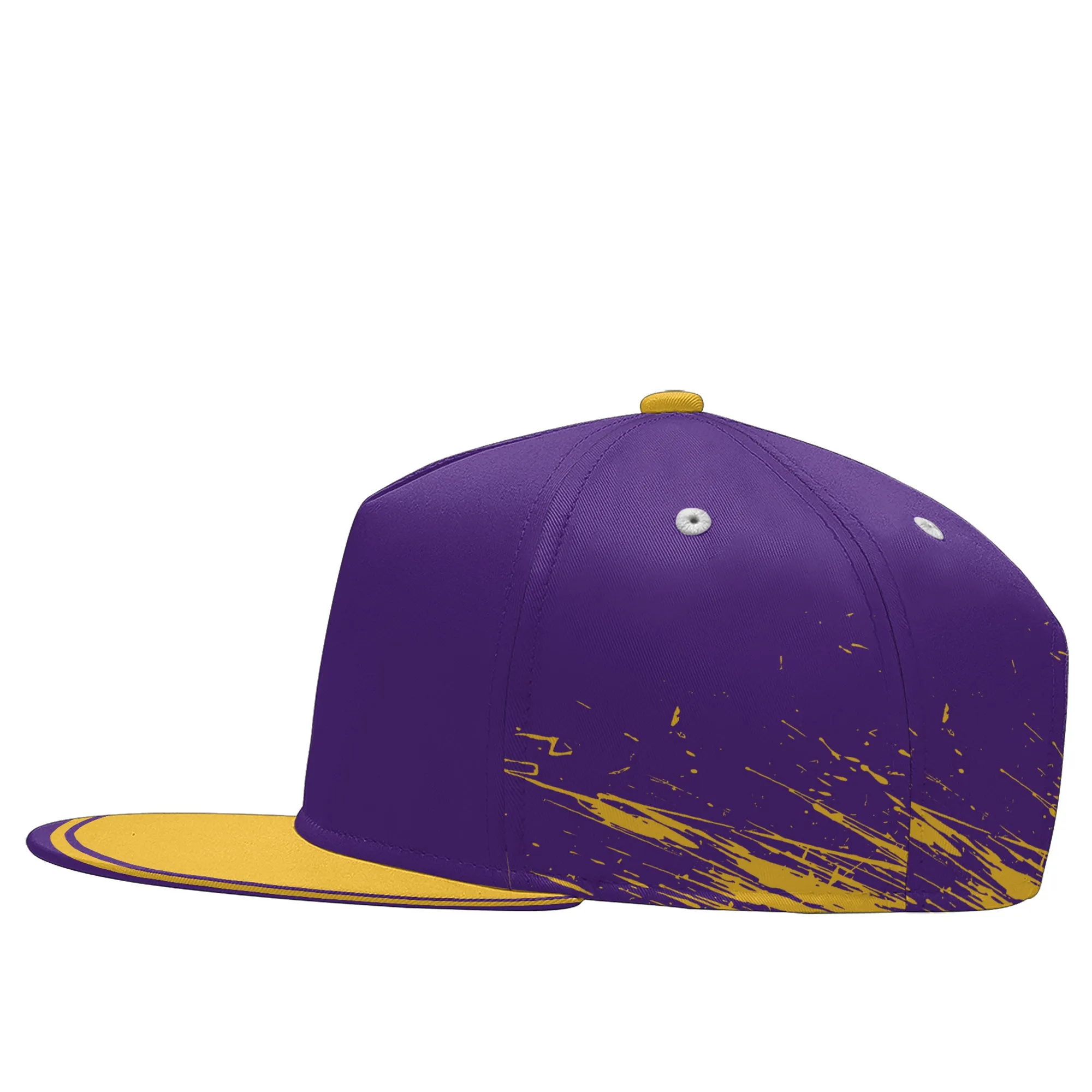 Custom Purple Yellow Minnesota MaxSoul Shoes and Hat Combo Offer Personalized Combo ZH-D020264-17