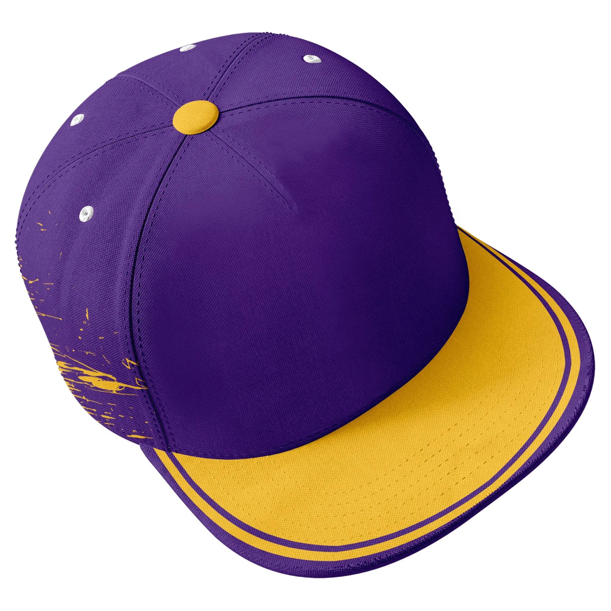 Custom Purple Yellow Minnesota MaxSoul Shoes and Hat Combo Offer Personalized Combo ZH-D020264-17