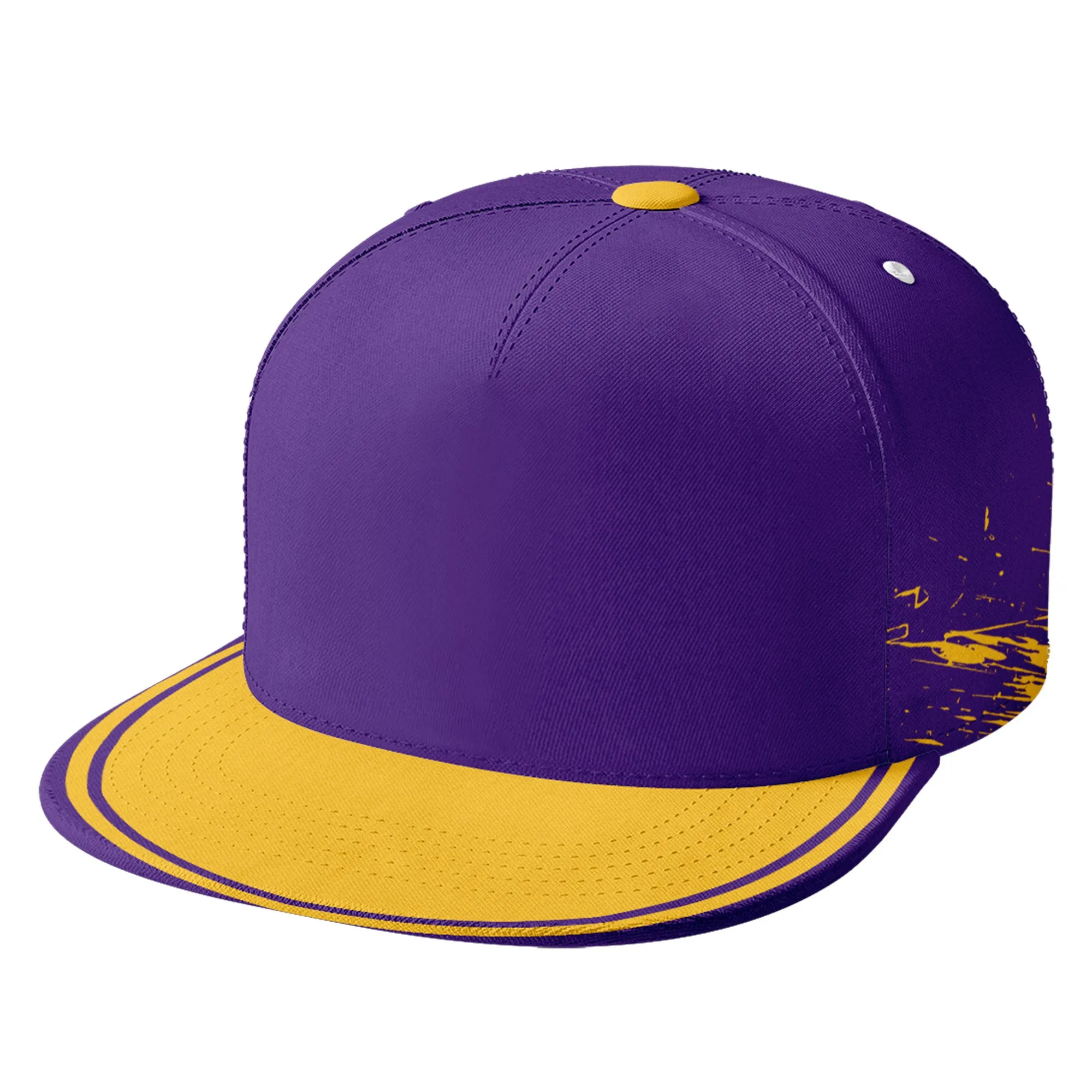 Custom Purple Yellow Minnesota MaxSoul Shoes and Hat Combo Offer Personalized Combo ZH-D020264-17