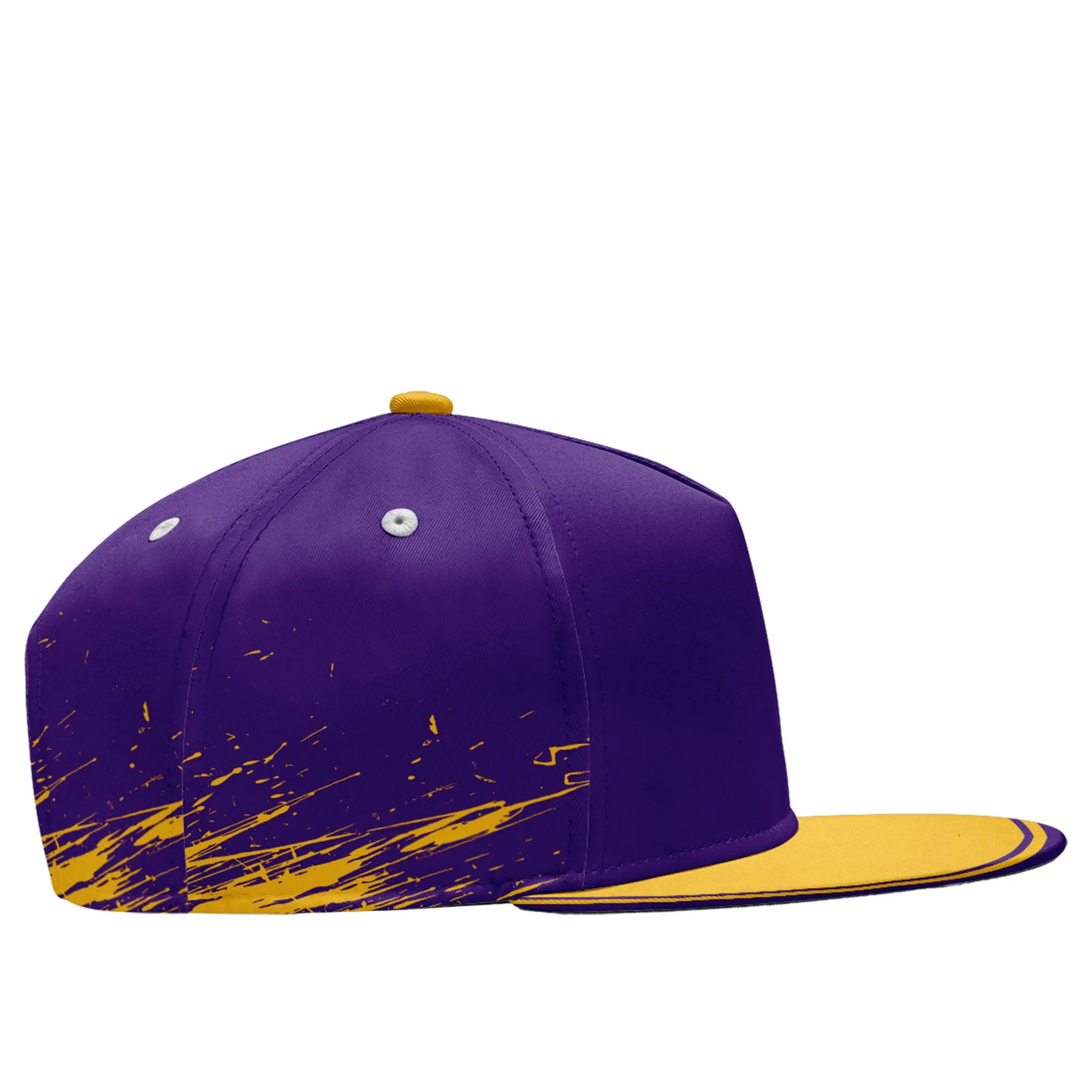 Custom Purple Yellow Minnesota MaxSoul Shoes and Hat Combo Offer Personalized Combo ZH-D020264-17