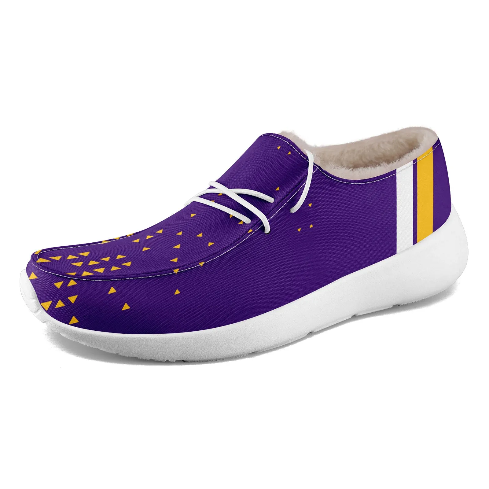 Custom Purple Yellow Minnesota Shoes Personalized Sneaker FN042-D020279-17