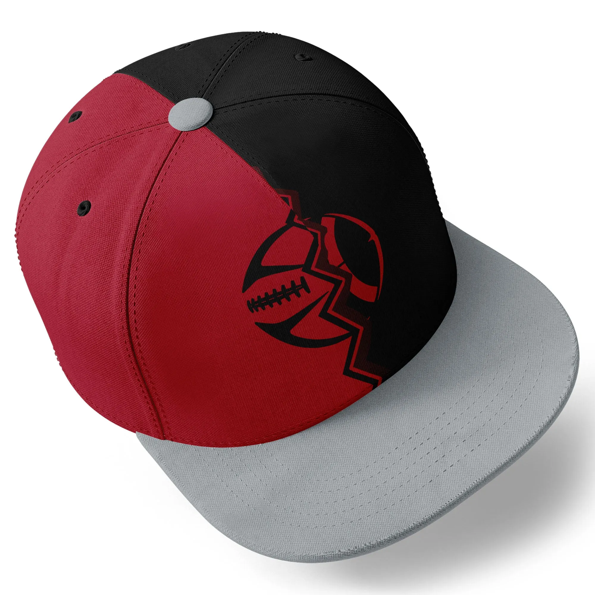 Custom Red Black Georgia MaxSoul Shoes and Hat Combo Offer Personalized Combo ZH-D028017-2