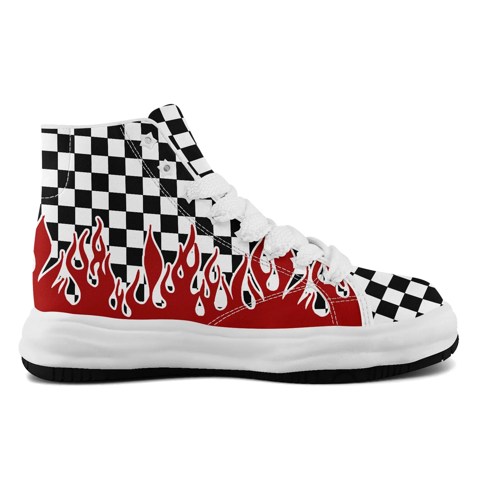 Custom Red Black White Arizona Firesoul Shoes Personalized Sneaker FN039-D020272-1