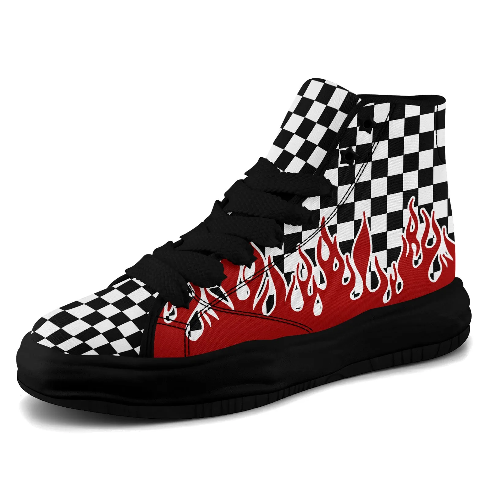 Custom Red Black White Arizona Firesoul Shoes Personalized Sneaker FN039-D020272-1