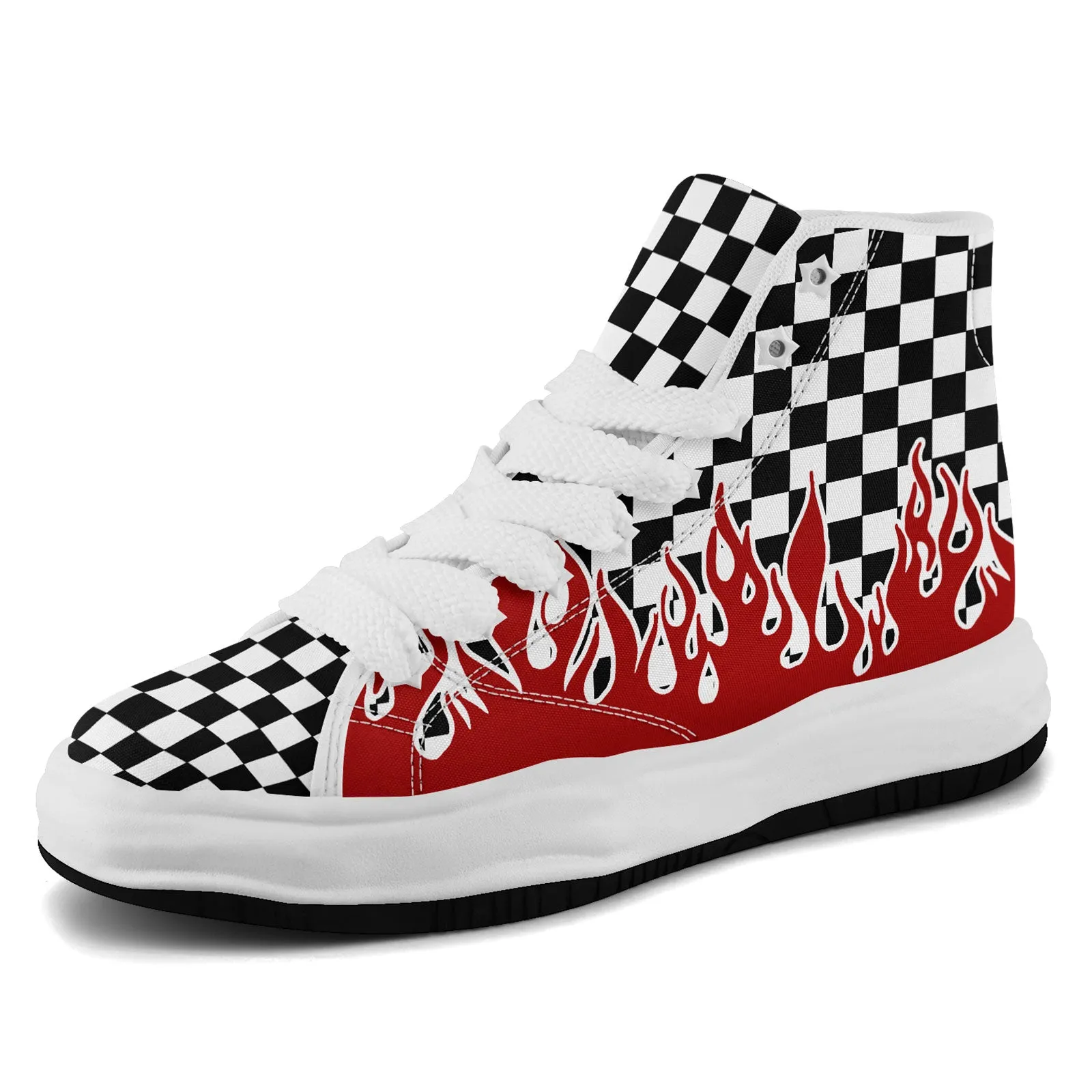 Custom Red Black White Arizona Firesoul Shoes Personalized Sneaker FN039-D020272-1