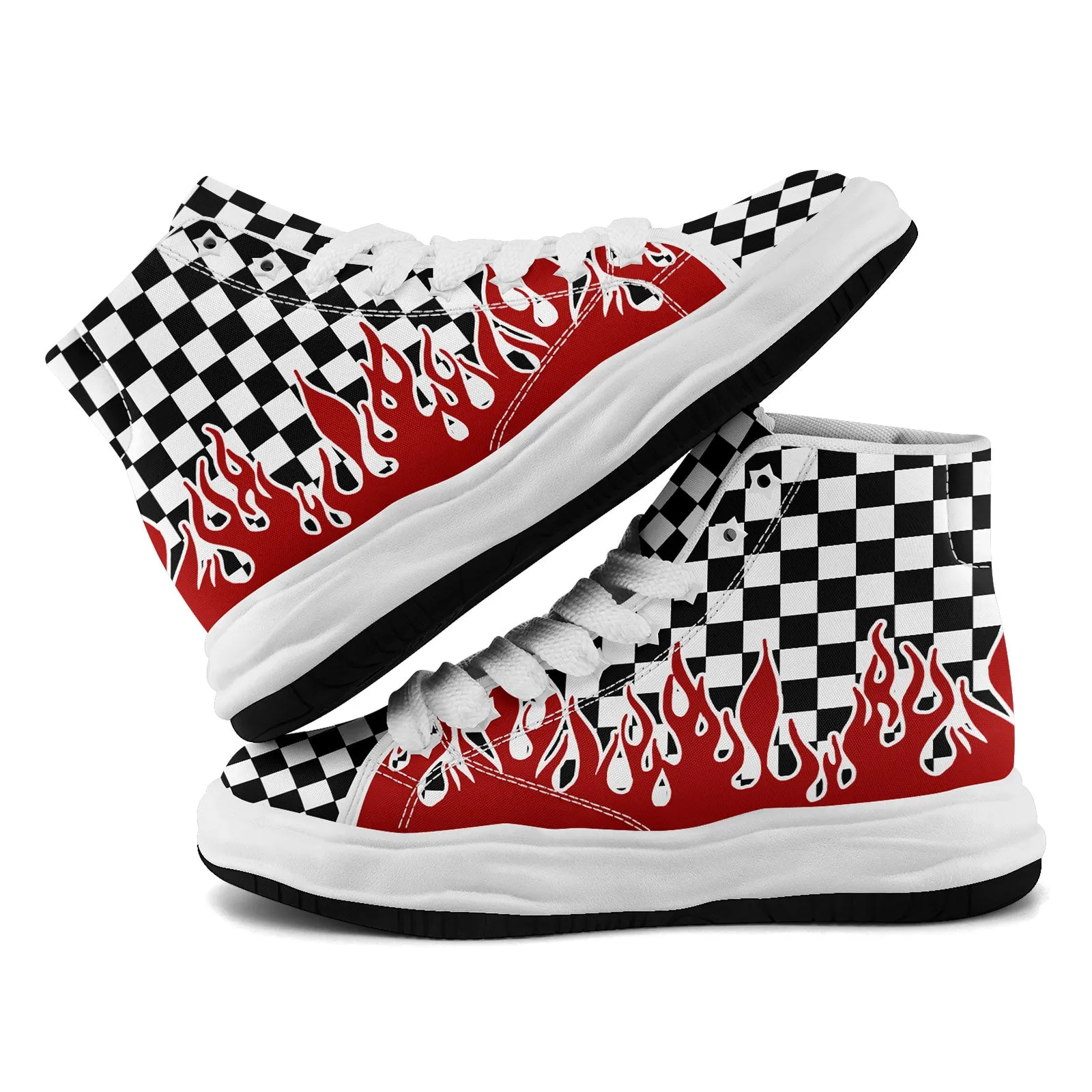 Custom Red Black White Arizona Firesoul Shoes Personalized Sneaker FN039-D020272-1