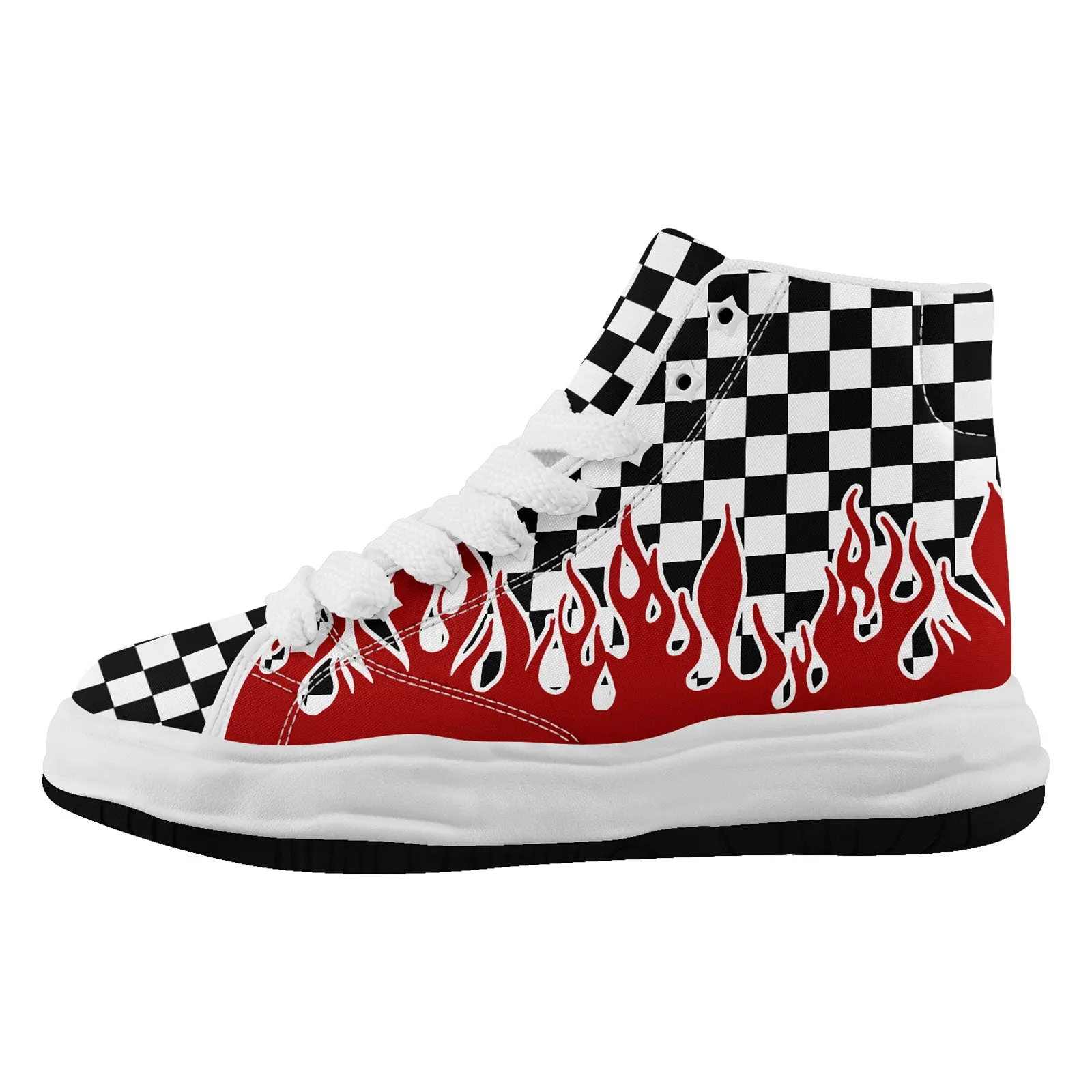 Custom Red Black White Arizona Firesoul Shoes Personalized Sneaker FN039-D020272-1