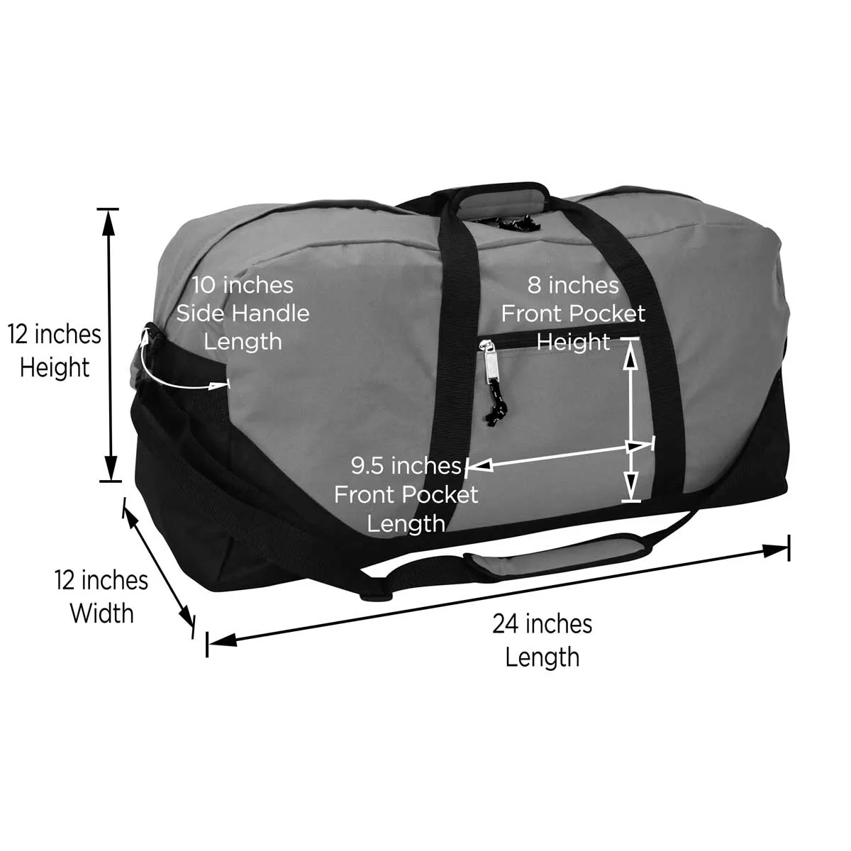 Dalix 25" Big Adventure Large Gym Sports Duffel Bag