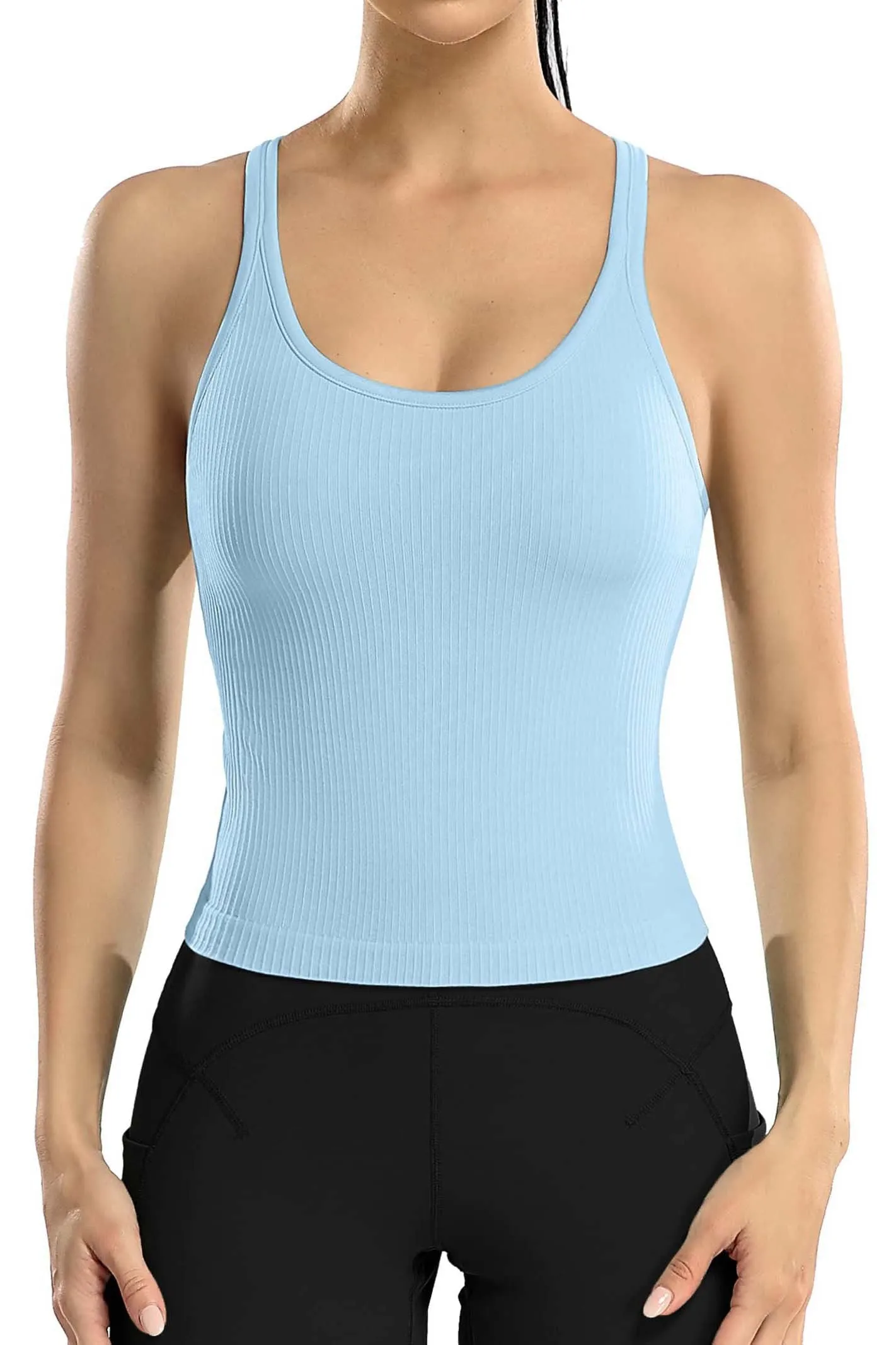 Dana Ribbed Sports Top