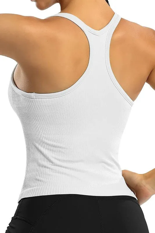 Dana Ribbed Sports Top