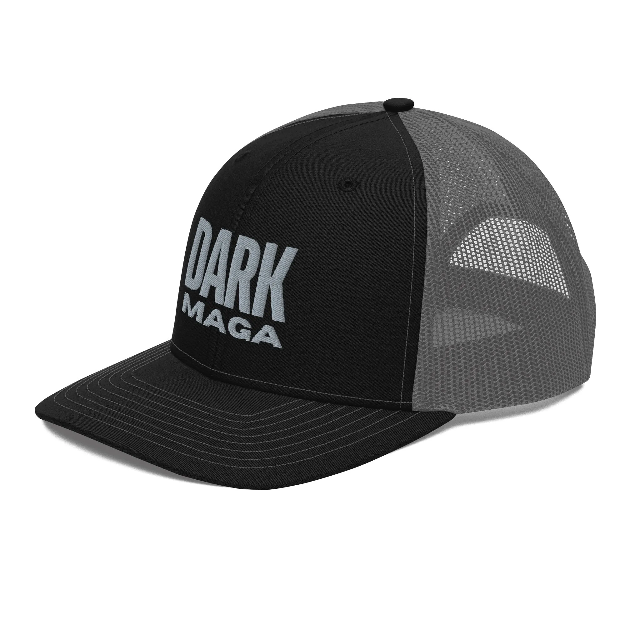 Dark MAGA Custom Embroidered Trucker Hat