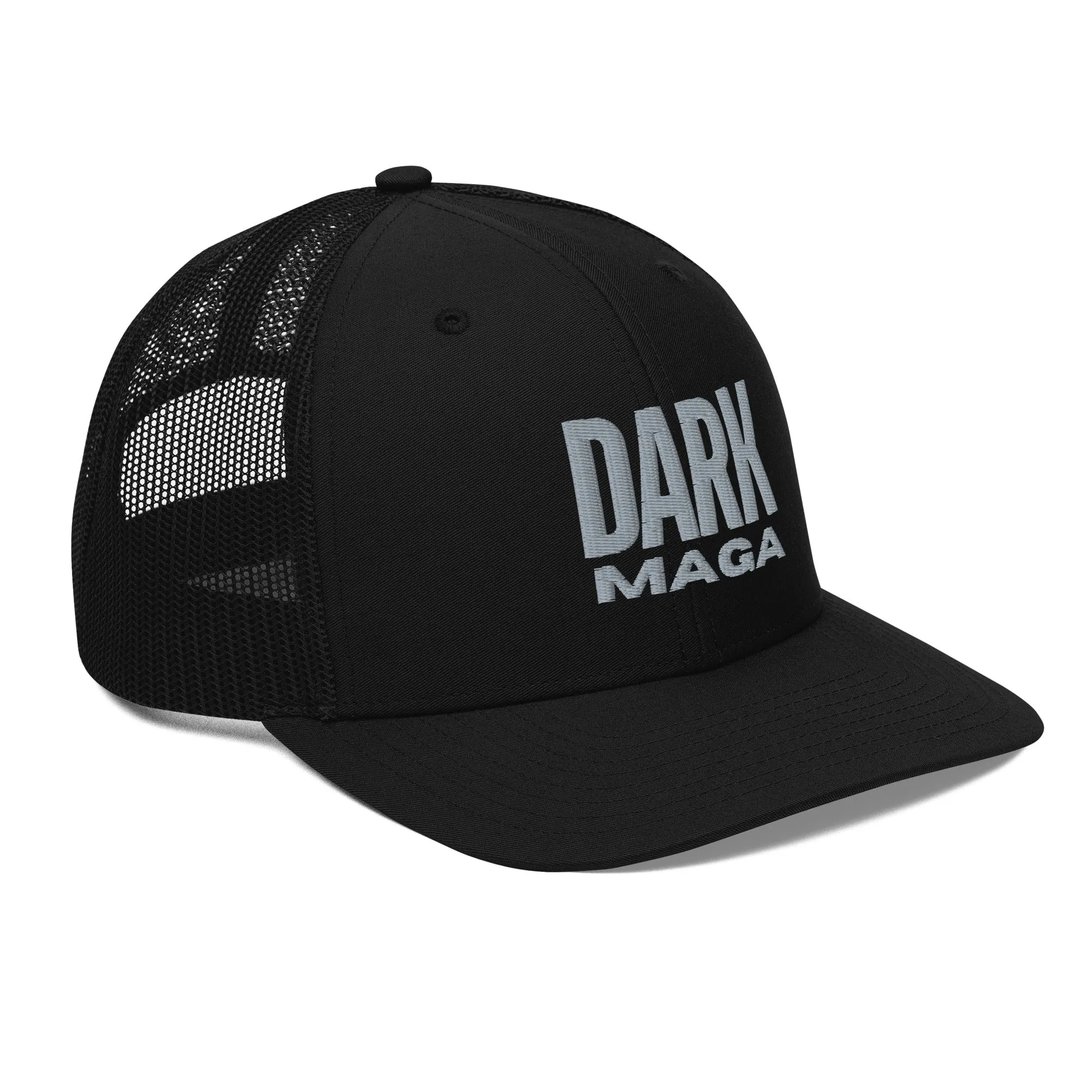 Dark MAGA Custom Embroidered Trucker Hat