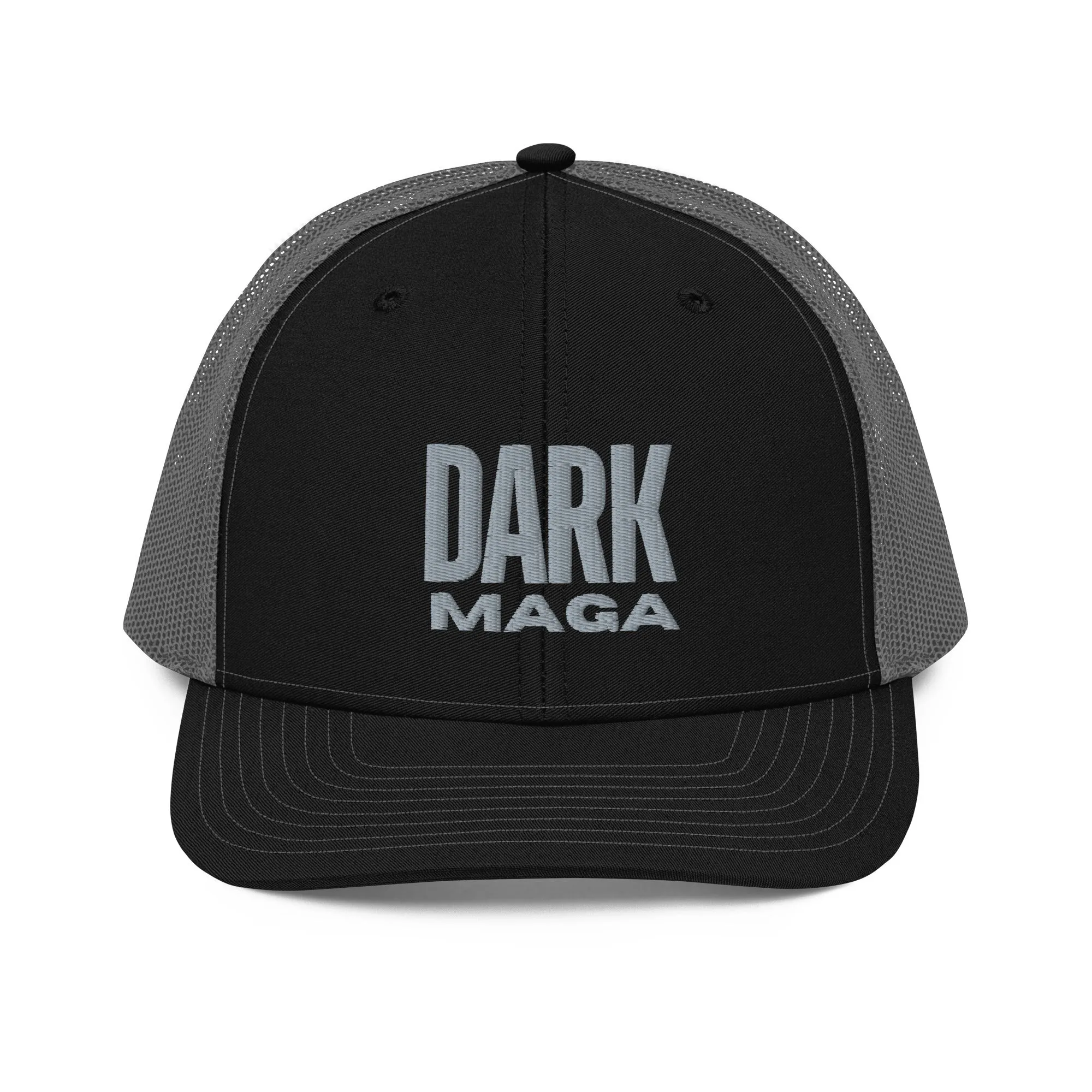 Dark MAGA Custom Embroidered Trucker Hat