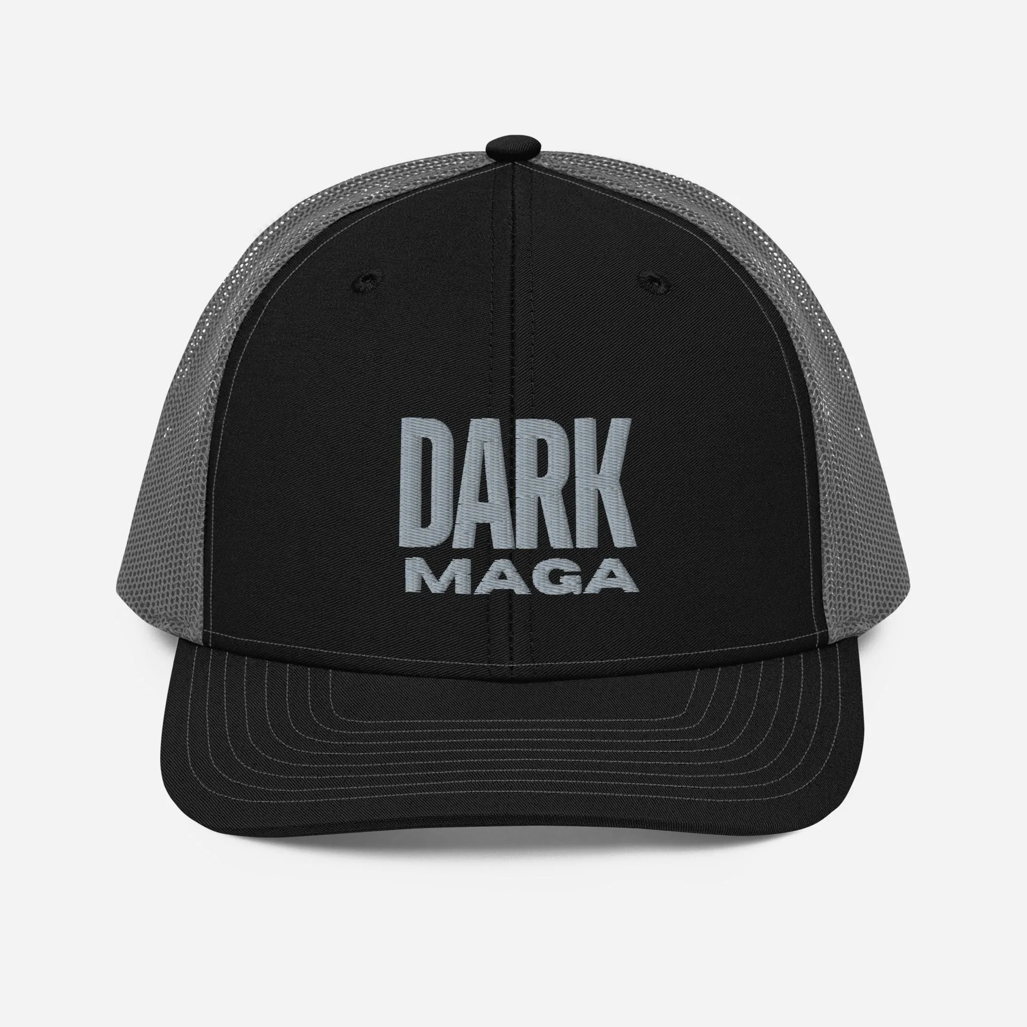 Dark MAGA Custom Embroidered Trucker Hat